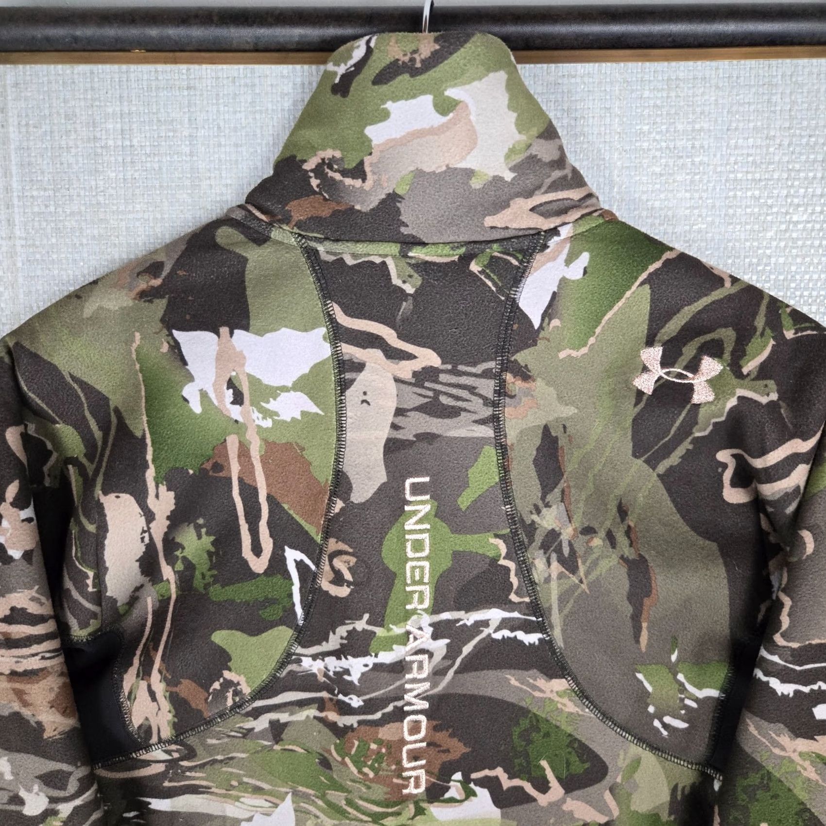 Under Armour Under Armour Womens Ridge Reaper Sherpa Fleece Lined Camouflage Jacket Medium Green Utility Zip Pockets Full Zip Size M / US 6-8 / IT 42-44 - 7 Thumbnail