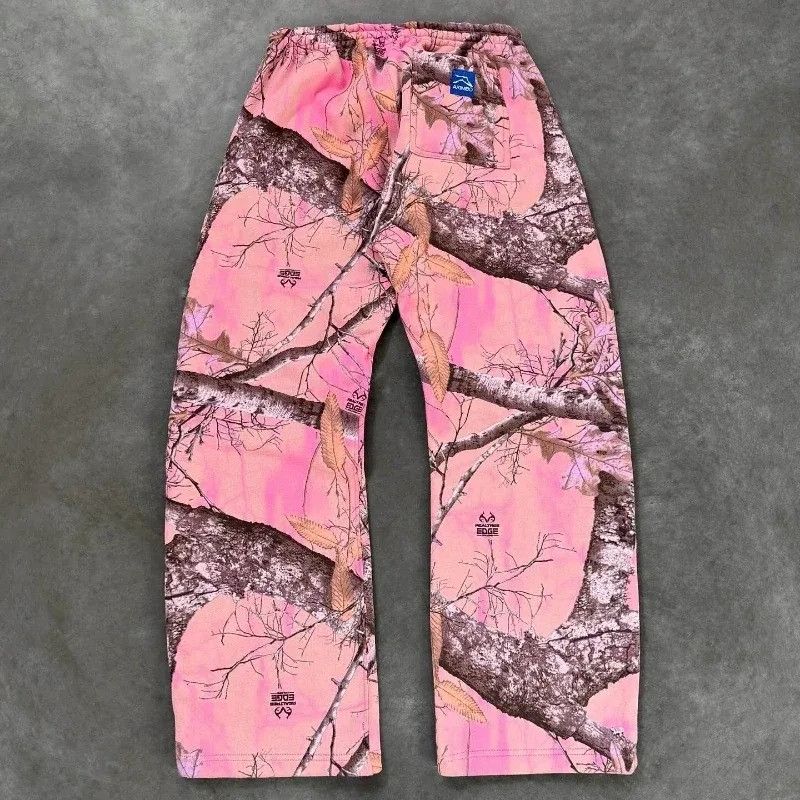 Vintage Y2K Retro SweatPants Pattern Streetwear Size US 32 / EU 48 - 2 Thumbnail