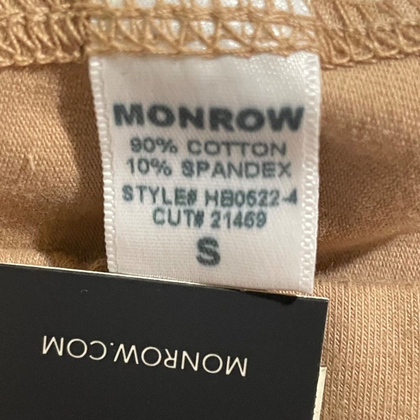 MONROW Monrow Womens Biker Shorts Pockes Soff Medium NWT Beige Size 24" / US 00 / IT 34 - 9 Thumbnail