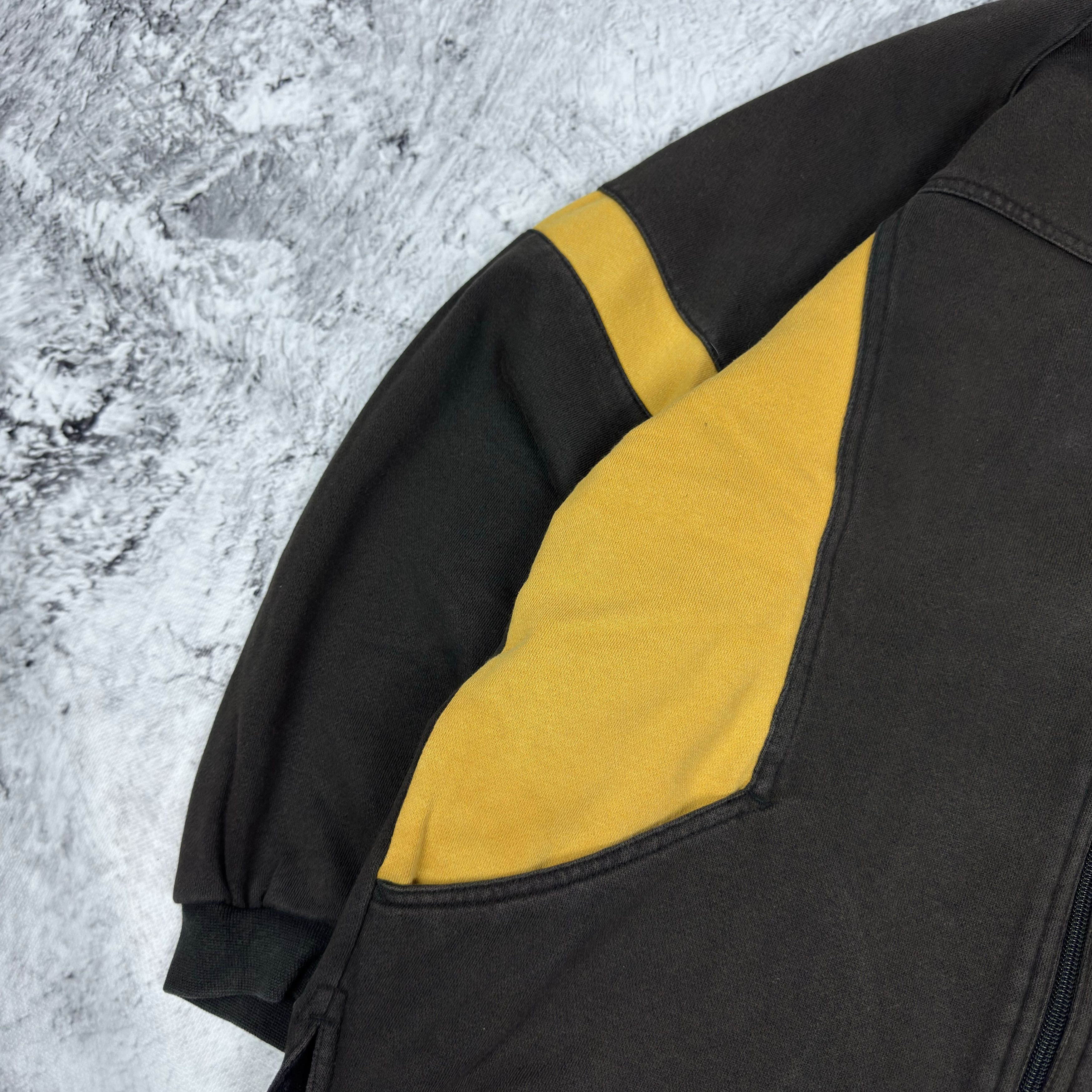 Nike Nike Brown Yellow Cotton Fleece Full Zip Sweatshirt M Size M / US 6-8 / IT 42-44 - 6 Thumbnail