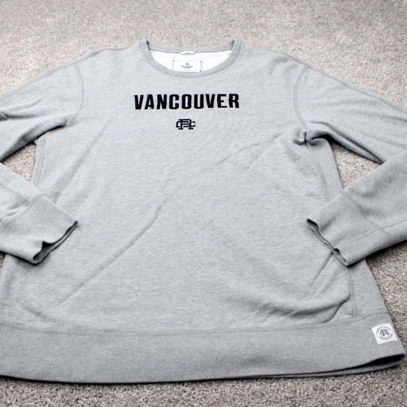 Reigning Champ Reigning Champ Sweatshirt Mens Medium Gray Crewneck Cotton Pullover Vancouver Vintage No Size US M / EU 48-50 / 2 - 2 Thumbnail