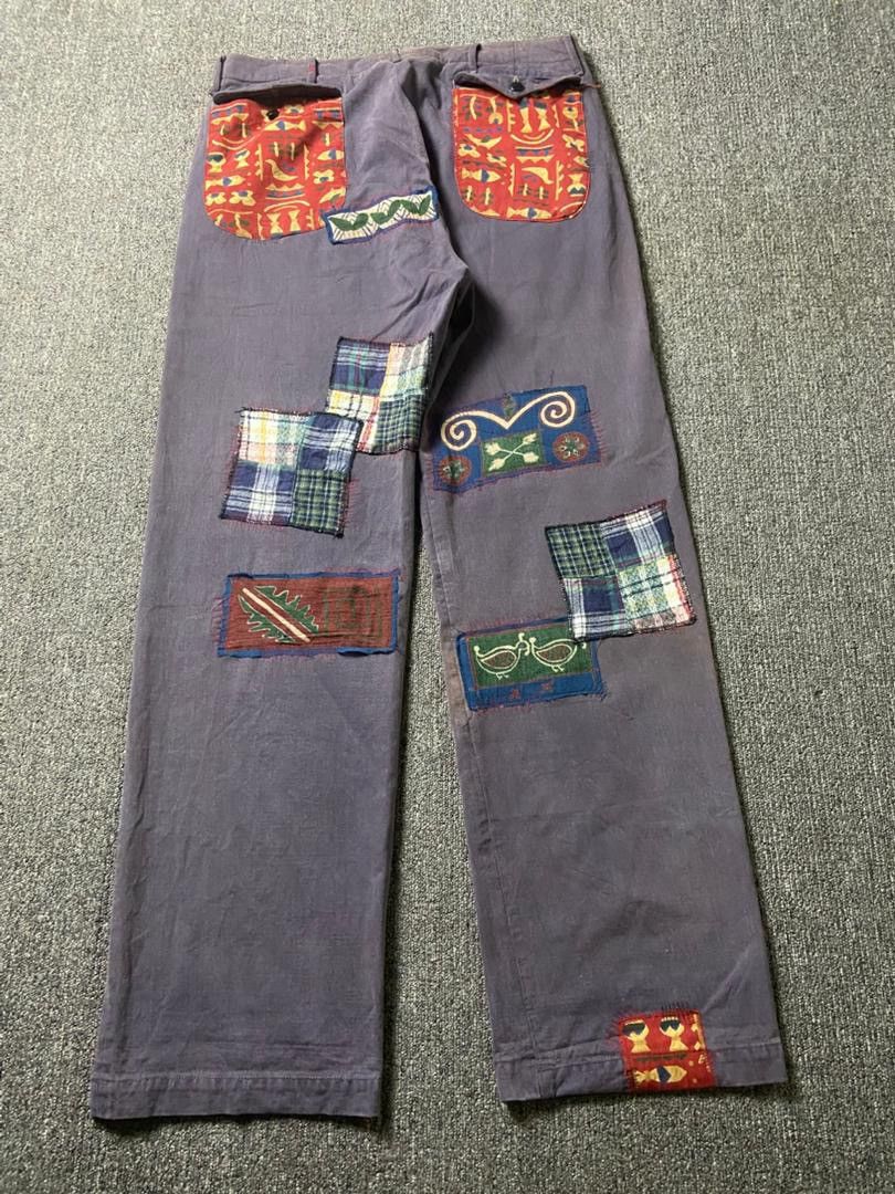 Kapital Kapital Japanese Brand Unique Patchwork Pants (185) Size US 35 - 2 Thumbnail