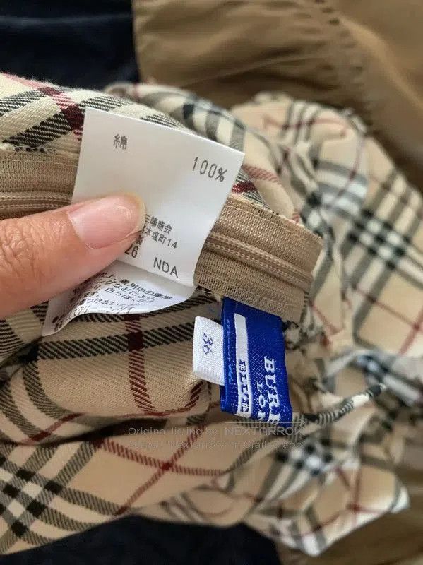 Burberry Burberry Women’s Khaki Check Cotton Top. Size S / US 4 / IT 40 - 5 Thumbnail