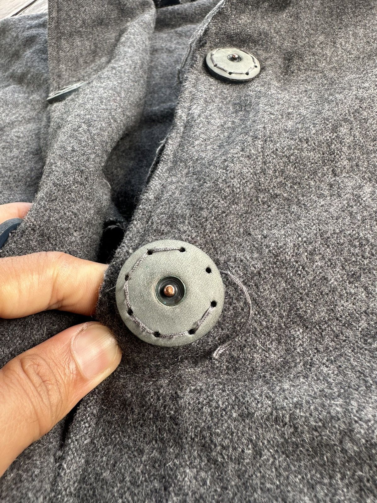 Acne Studios × Vintage Acne coat wool hooded Size L / US 10 / IT 46 - 13 Thumbnail