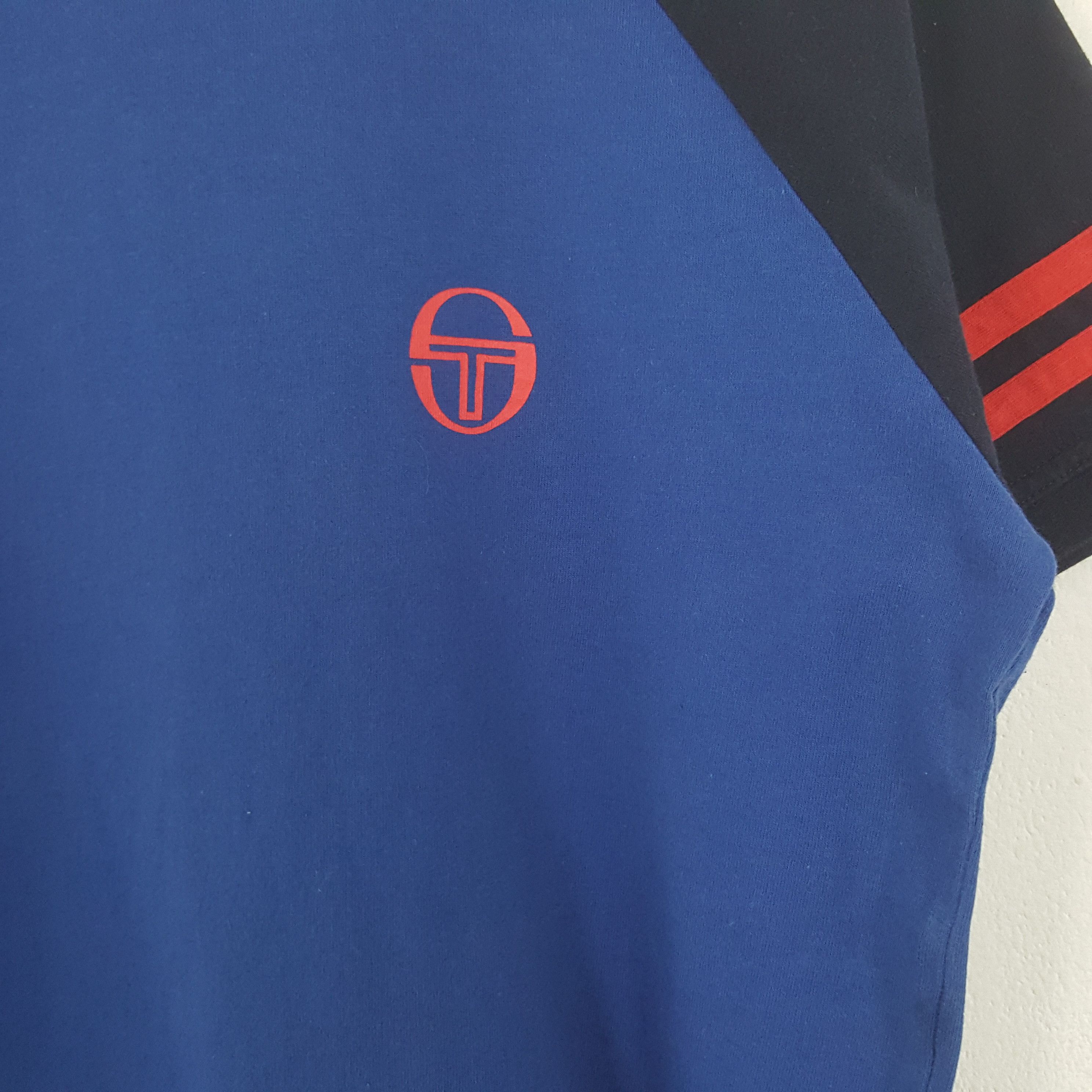 Sergio Tacchini × Vintage Vintage Sergio Tacchini American Sports Style Tshirt C276N48 Size US M / EU 48-50 / 2 - 2 Thumbnail