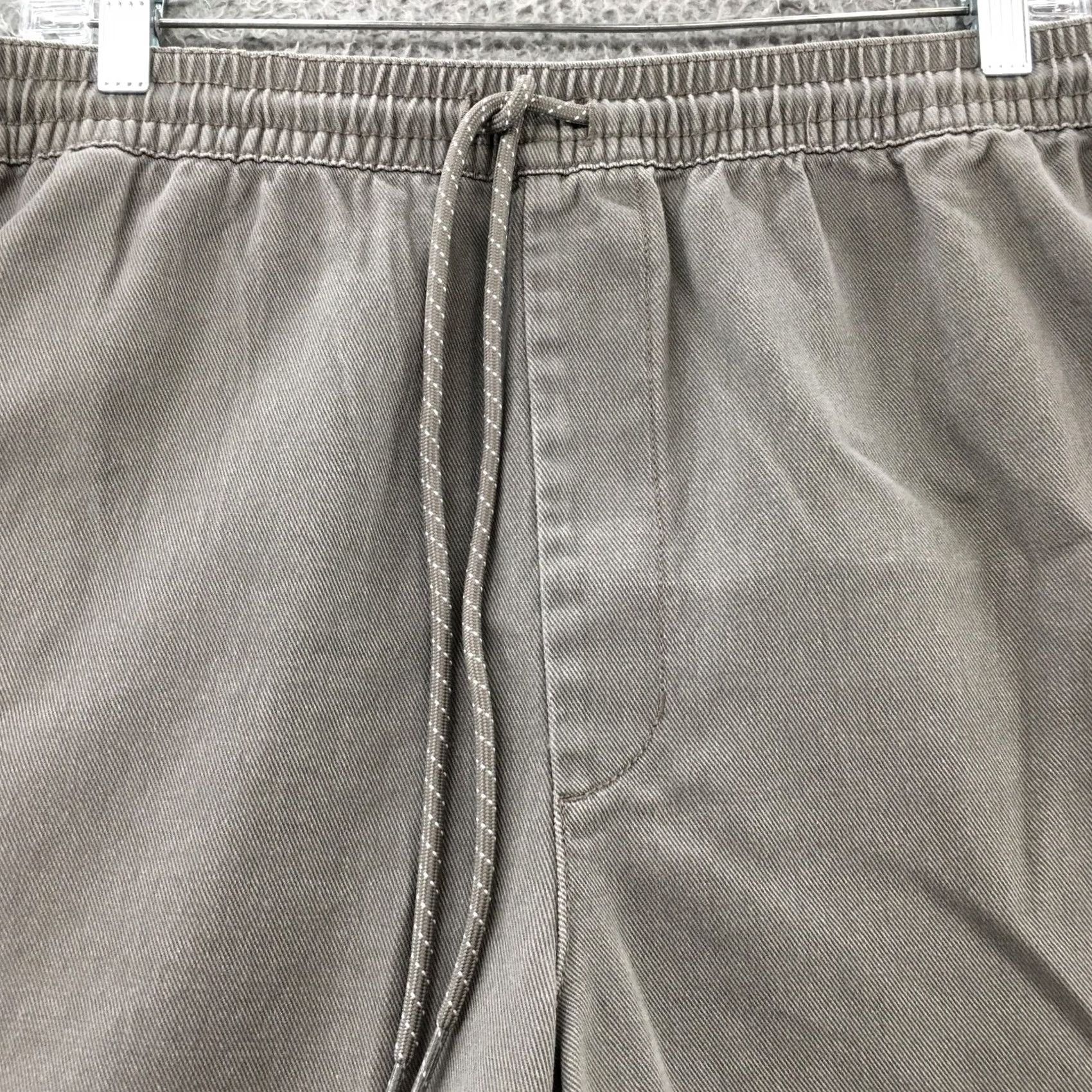 Vintage Arizona Jean Co Chino Shorts Mens 2XL Gray Cotton Drawstring Shorts Size US 39 - 3 Thumbnail