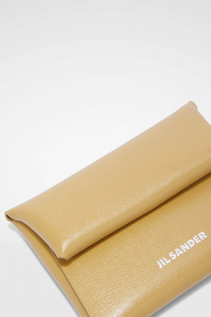Jil Sander o1loc1c0426 Size:OS/Mini Coin Purse in Beige Size ONE SIZE - 3 Thumbnail