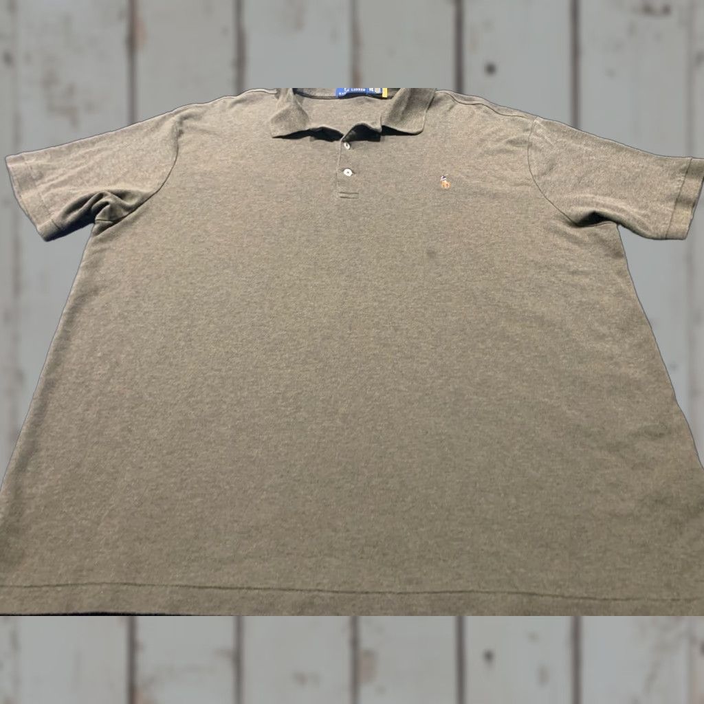 Ralph Lauren Ralph Lauren Shirt Mens Big 2X Olive Polo Golf Polo Embroidered Logo Stretch Short Sleeve Casual Size US XXL / EU 58 / 5 - 1 Thumbnail