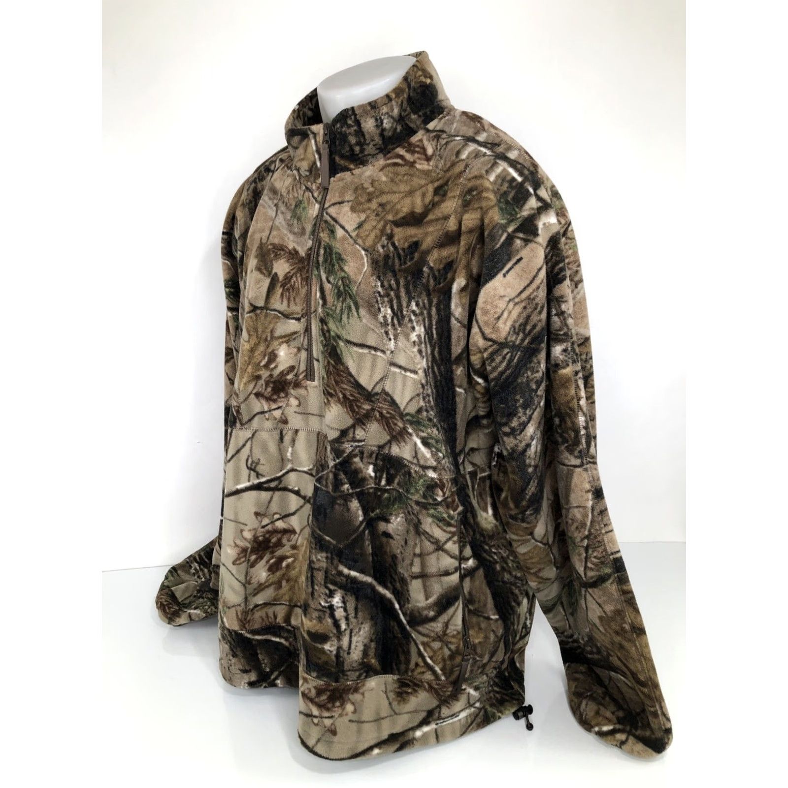 Vintage Cabela's Heavy Duty Pullover Camouflage Hunting 2XL Fleece Jacket Men XL? (Correction: 2XL) Size US XXL / EU 58 / 5 - 4 Thumbnail