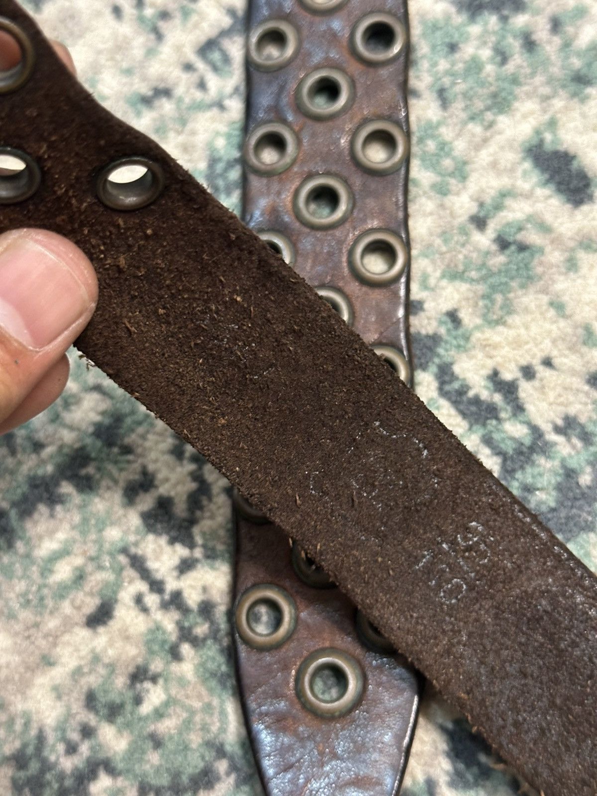 Japanese Brand Vintage Made In Italy Buckle Leather Belt Size ONE SIZE - 10 Thumbnail