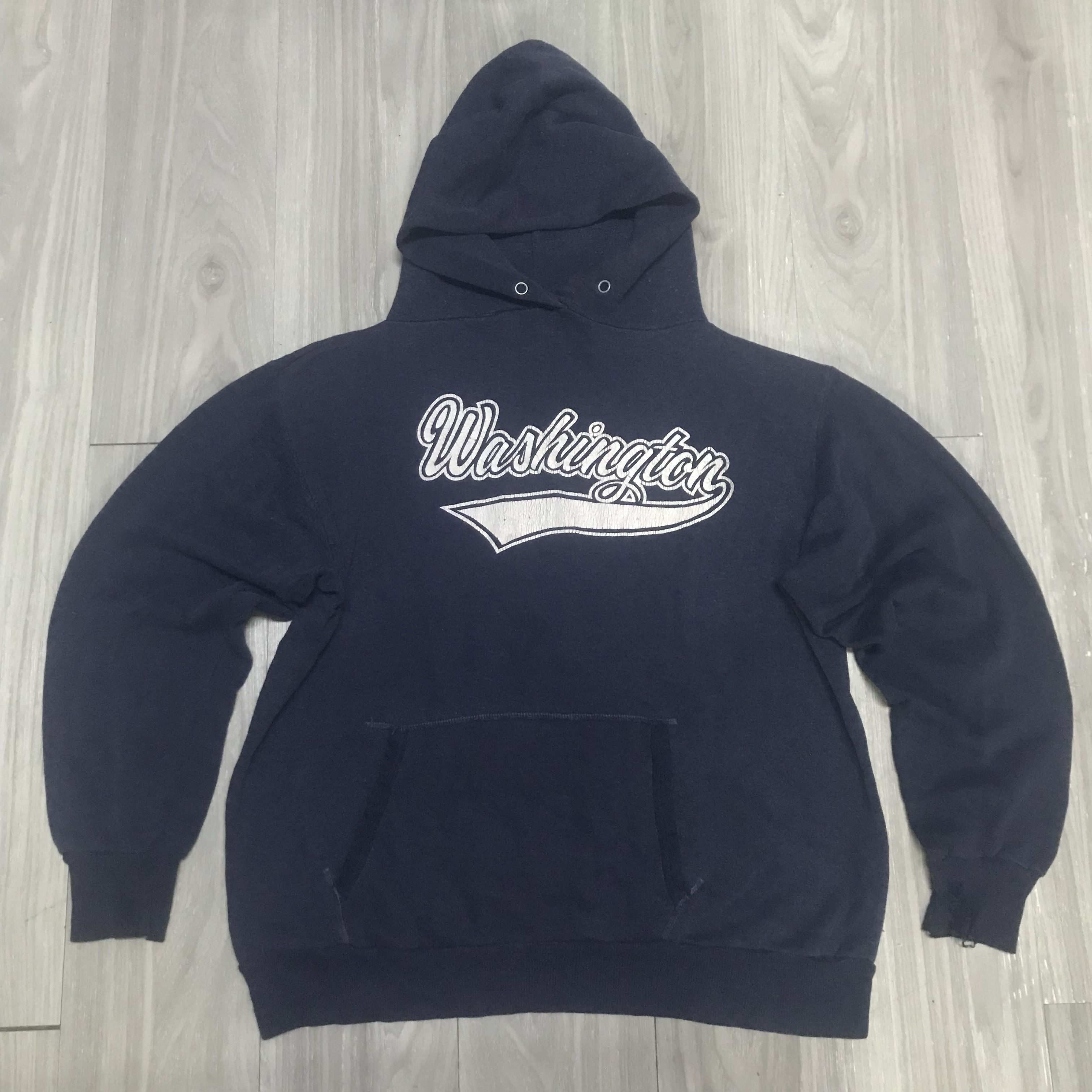 Hanes Vintage Washington Hoodie 60s 70s Size US M / EU 48-50 / 2 - 3 Thumbnail