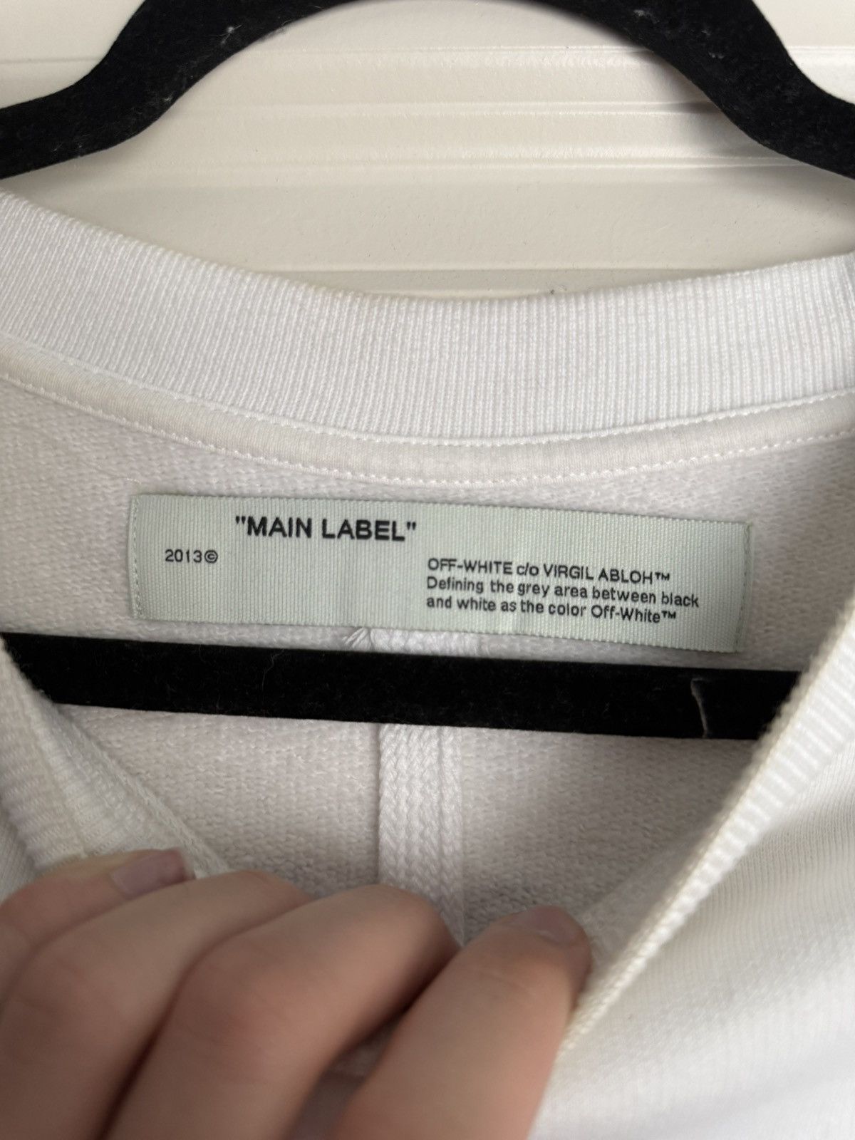 Off-White Off-White Rationalism Sweatshirt Size US S / EU 44-46 / 1 - 4 Thumbnail