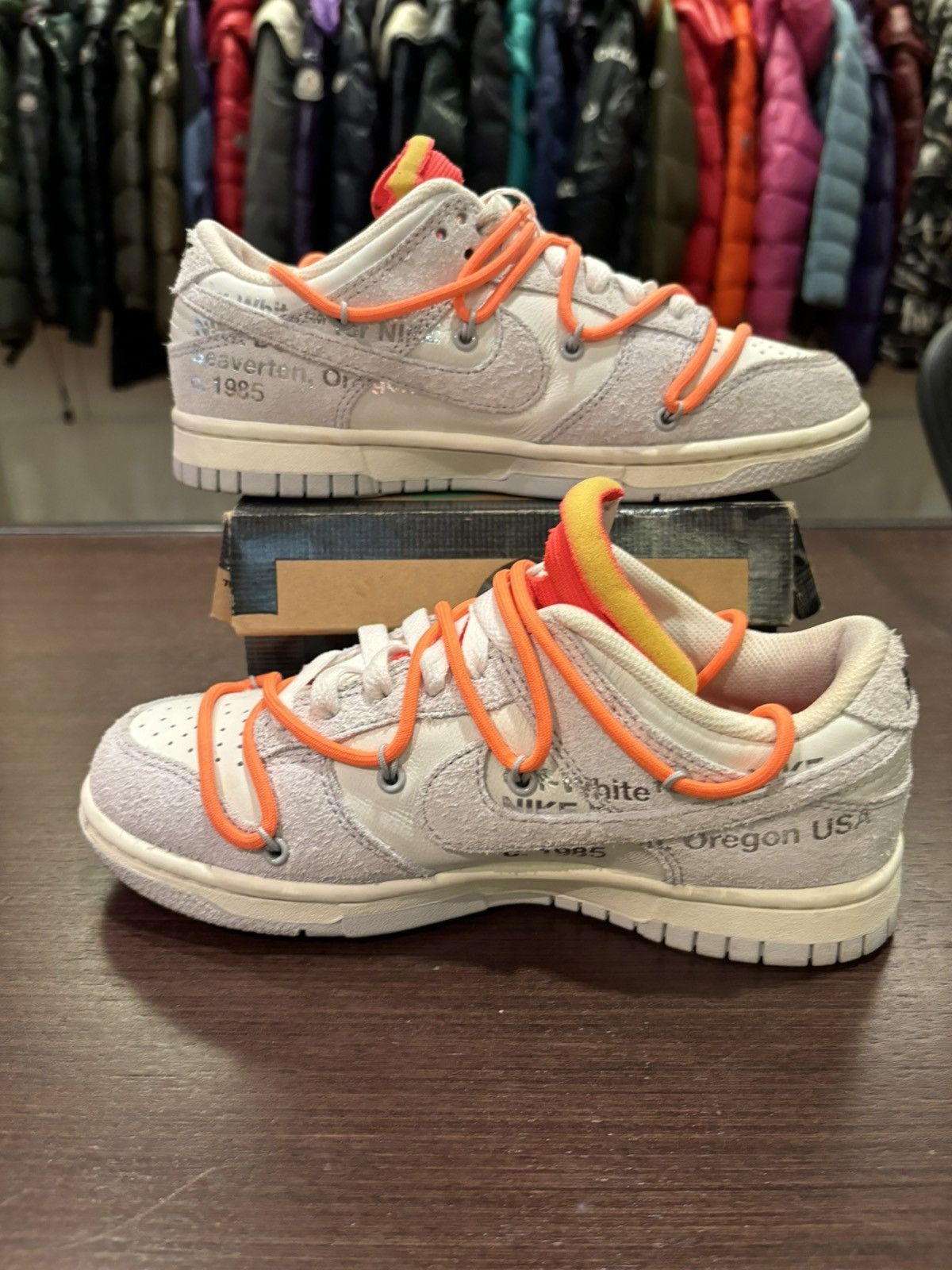 Nike × Off-White Nike Off-White Dunk Lot 31 4.5 Size US 6 / IT 36 - 4 Thumbnail