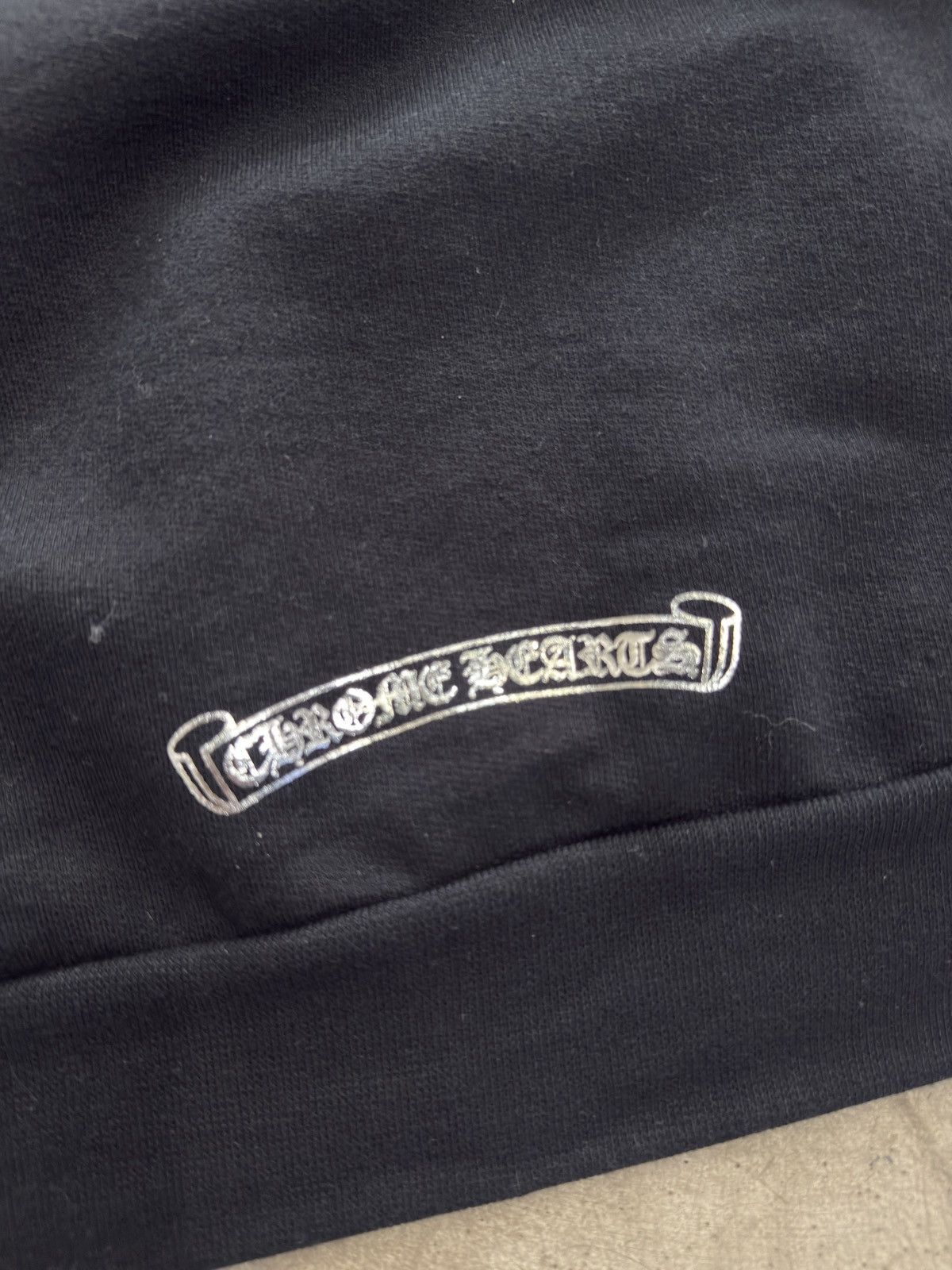 Chrome Hearts Chrome Hearts Foil Reflective Silver Vertical Logo Hoodie Size US XL / EU 56 / 4 - 7 Thumbnail