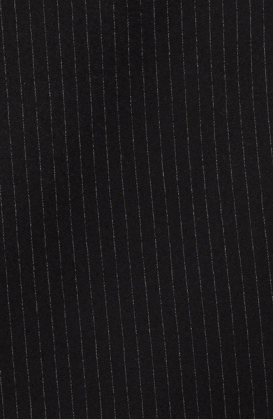 Saint Laurent Paris SAINT LAURENT Double-Breasted Black Pinstripe Blazer Size 50 Size 50R - 8 Thumbnail