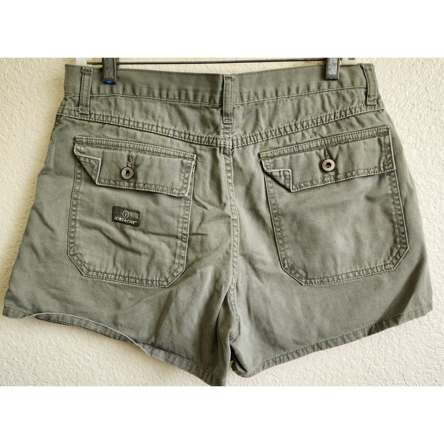 Jordache Vintage Jordache Army Green Chino Shorts 13 14 Juniors Size 32" / US 10 / IT 46 - 2 Thumbnail