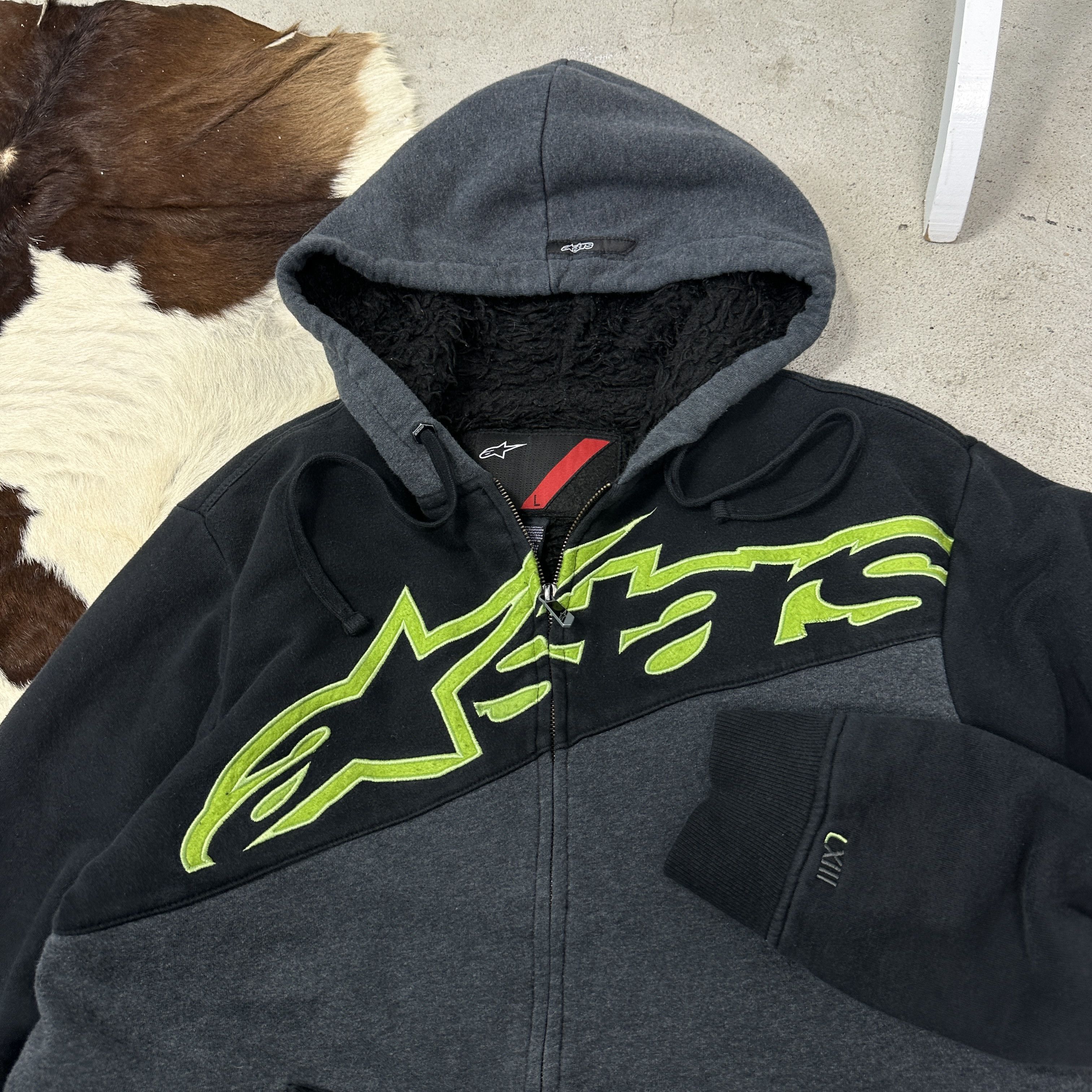 Alpinestars Vintage Gorpcore Racing Fur Alpinestars Sweatshirt Y2K Size US L / EU 52-54 / 3 - 2 Thumbnail