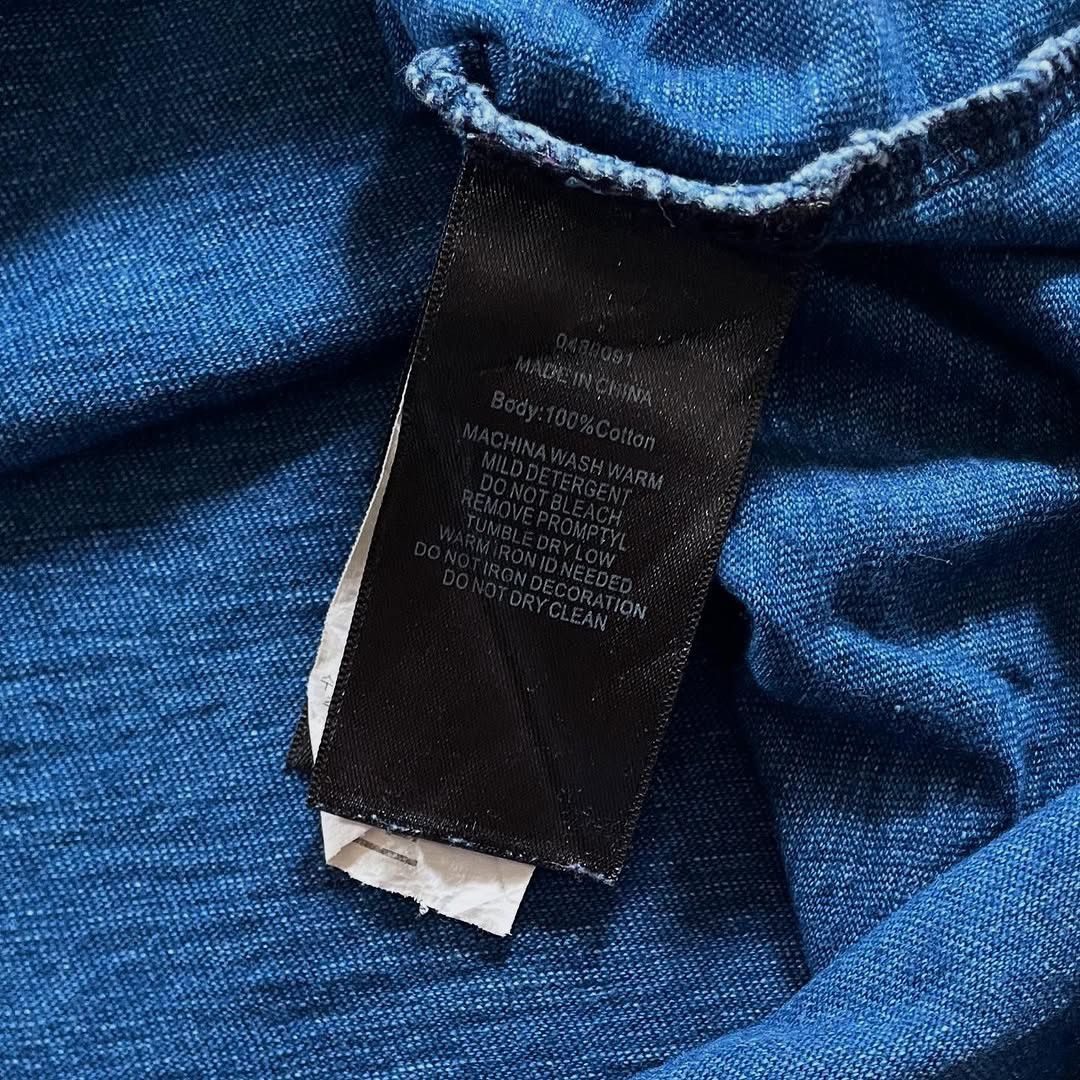 RRL Ralph Lauren LAST CALL‼️RRL Blue Indigo Long Sleeve Size US XXL / EU 58 / 5 - 8 Thumbnail