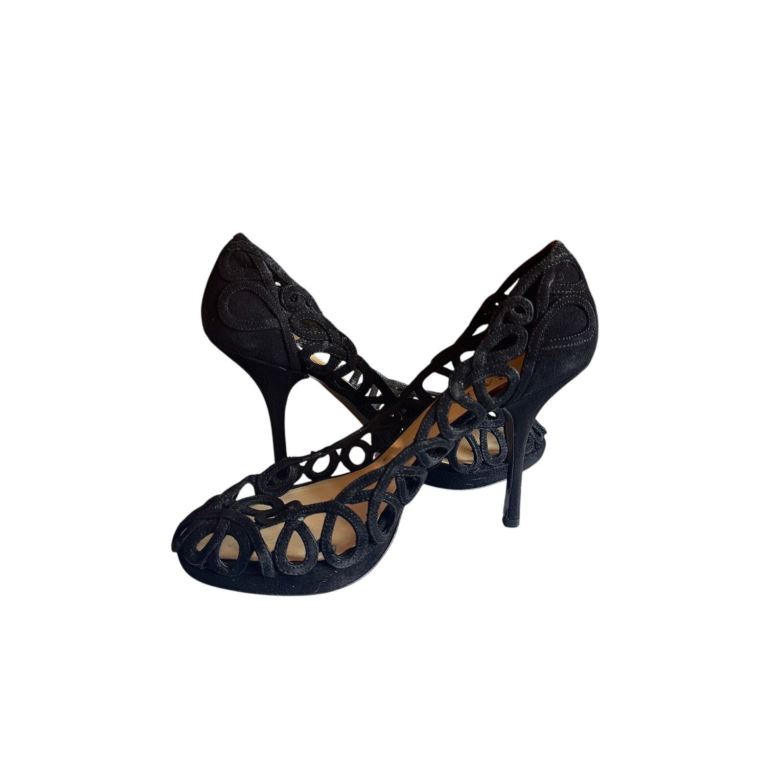 Prada Prada Suede Lasercut Accents Pumps Size US 8 / IT 38 - 2 Thumbnail