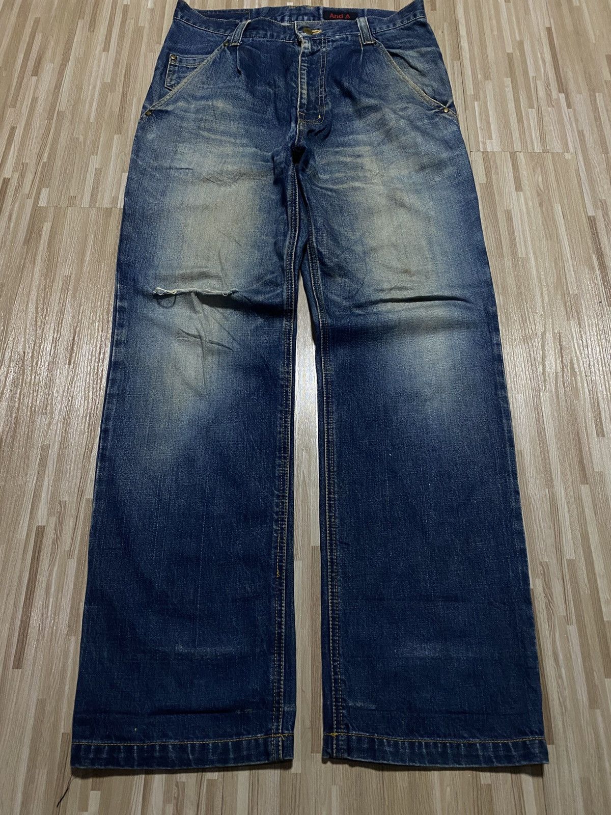 Vintage 💥FLARE 90s RARE BACK POCKET💥 Size US 31 - 1 Thumbnail