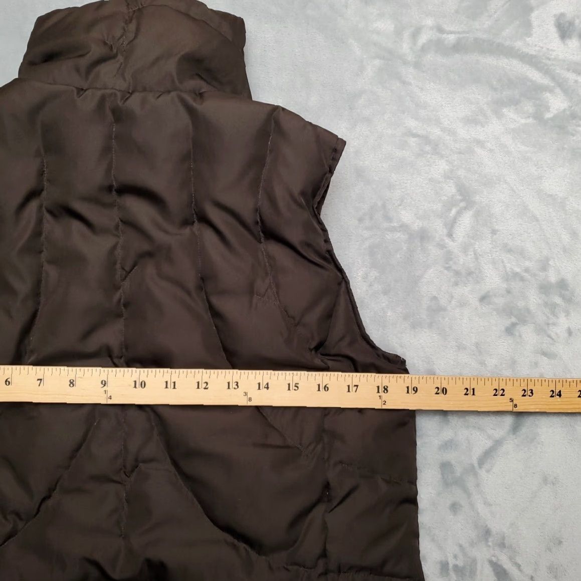Nine West VINTAGE Nine West Puffer Vest Womens S Brown Quilted Down Lightweight Outdoors Gorp Size S / US 4 / IT 40 - 7 Thumbnail