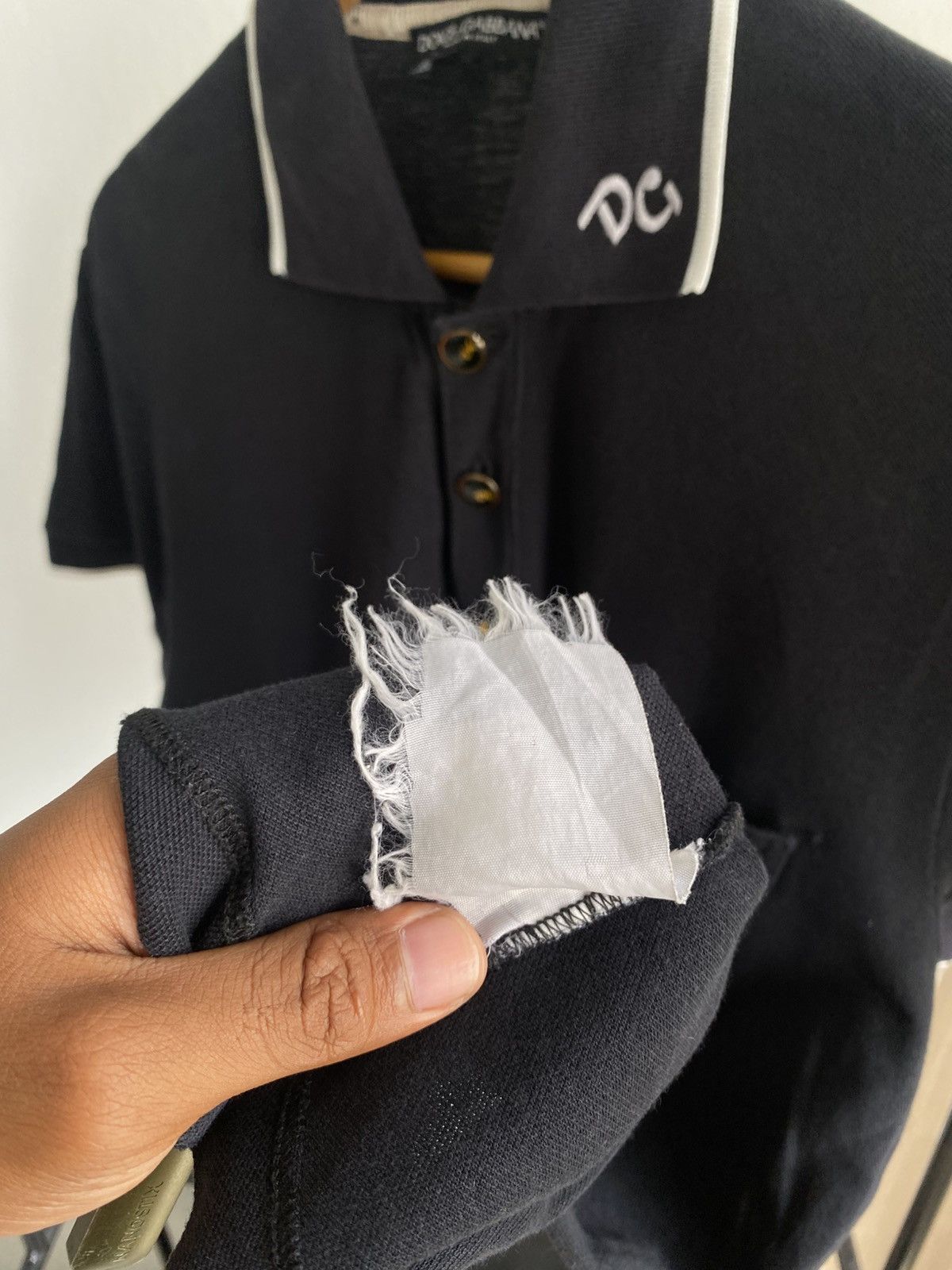 Dolce & Gabbana Vintage FADED Dolce & Gabbana Polo Shirt 🔥 Size US M / EU 48-50 / 2 - 21 Thumbnail