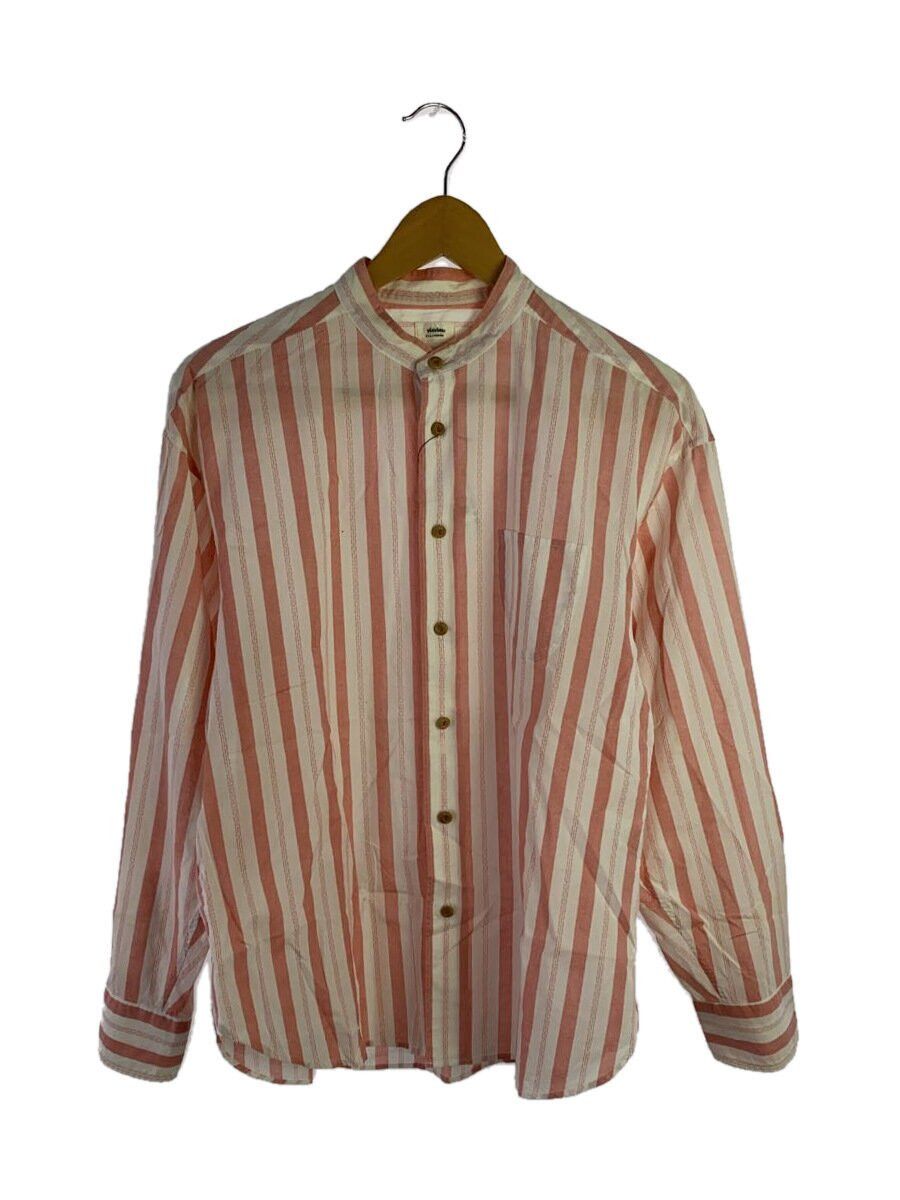 Visvim Pink Cotton Stripe Long Sleeve Shirt Size US S / EU 44-46 / 1 - 1 Thumbnail