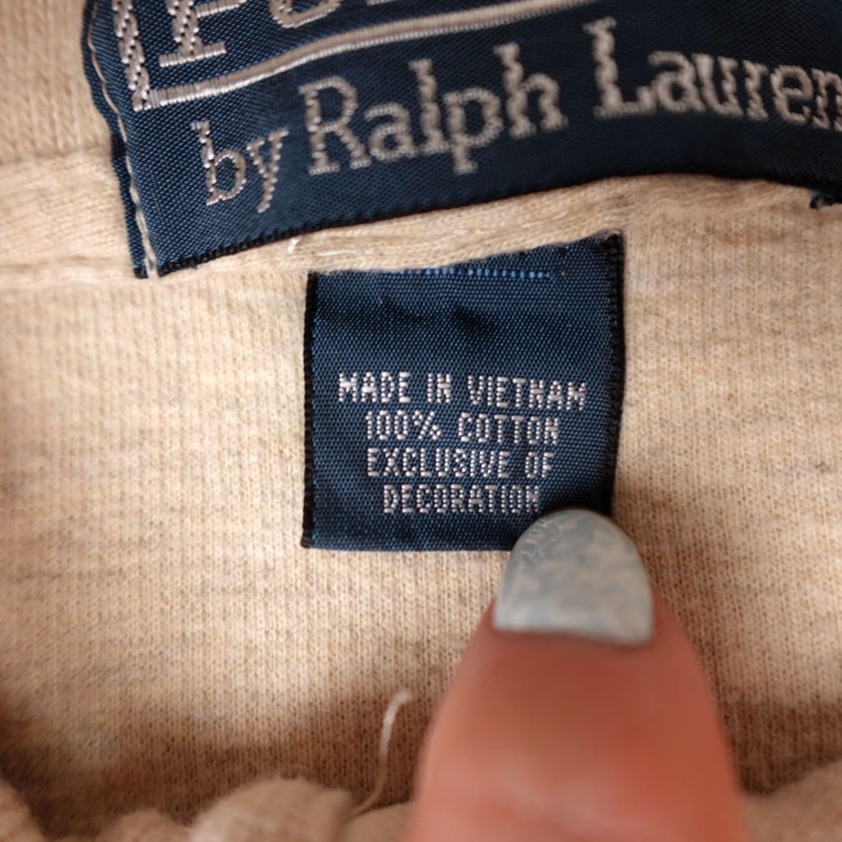 Polo Ralph Lauren Polo Ralph Lauren Sweater Mens Big 2X Brown Pullover 1/4 Zip Preppy Casual Knit Mock Neck Size US XXL / EU 58 / 5 - 3 Thumbnail