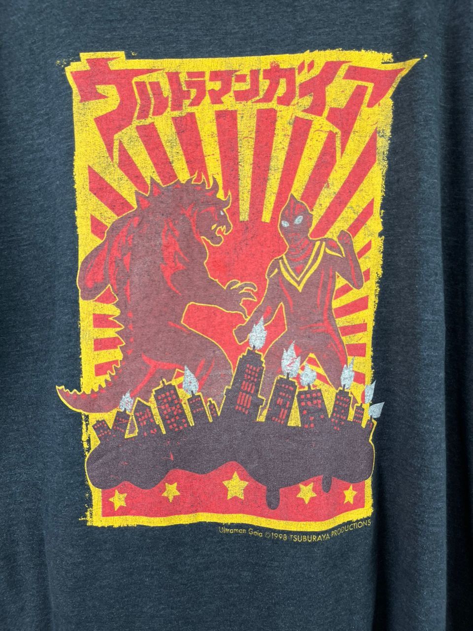 Cartoon Network × Vintage Vintage 90s Ultraman Gaia Movie Tee Size US M / EU 48-50 / 2 - 5 Thumbnail