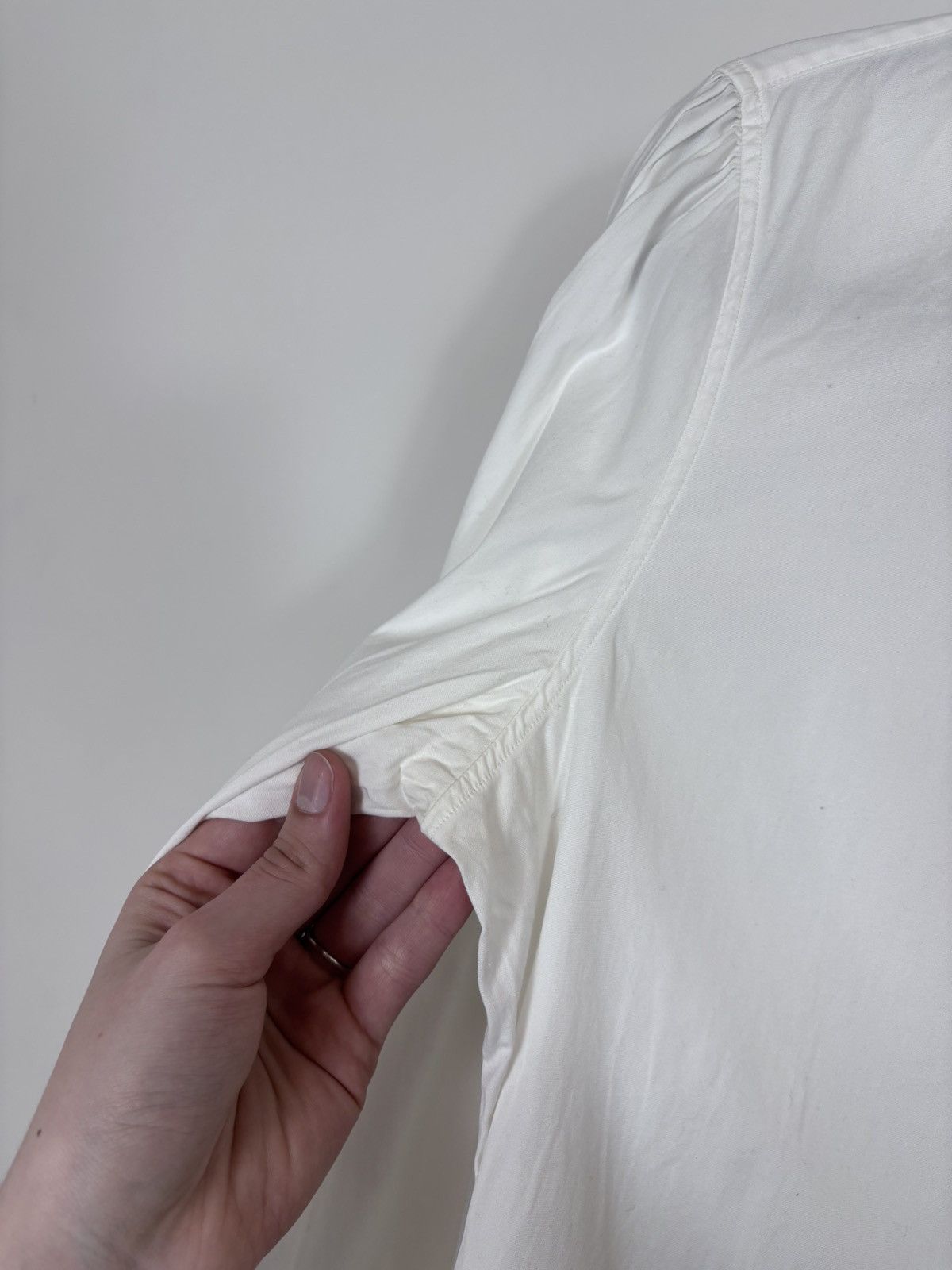 Dsquared2 Dsquared2 Men’s White Button Up Long Sleeve Dress Shirt Size US S / EU 44-46 / 1 - 9 Thumbnail