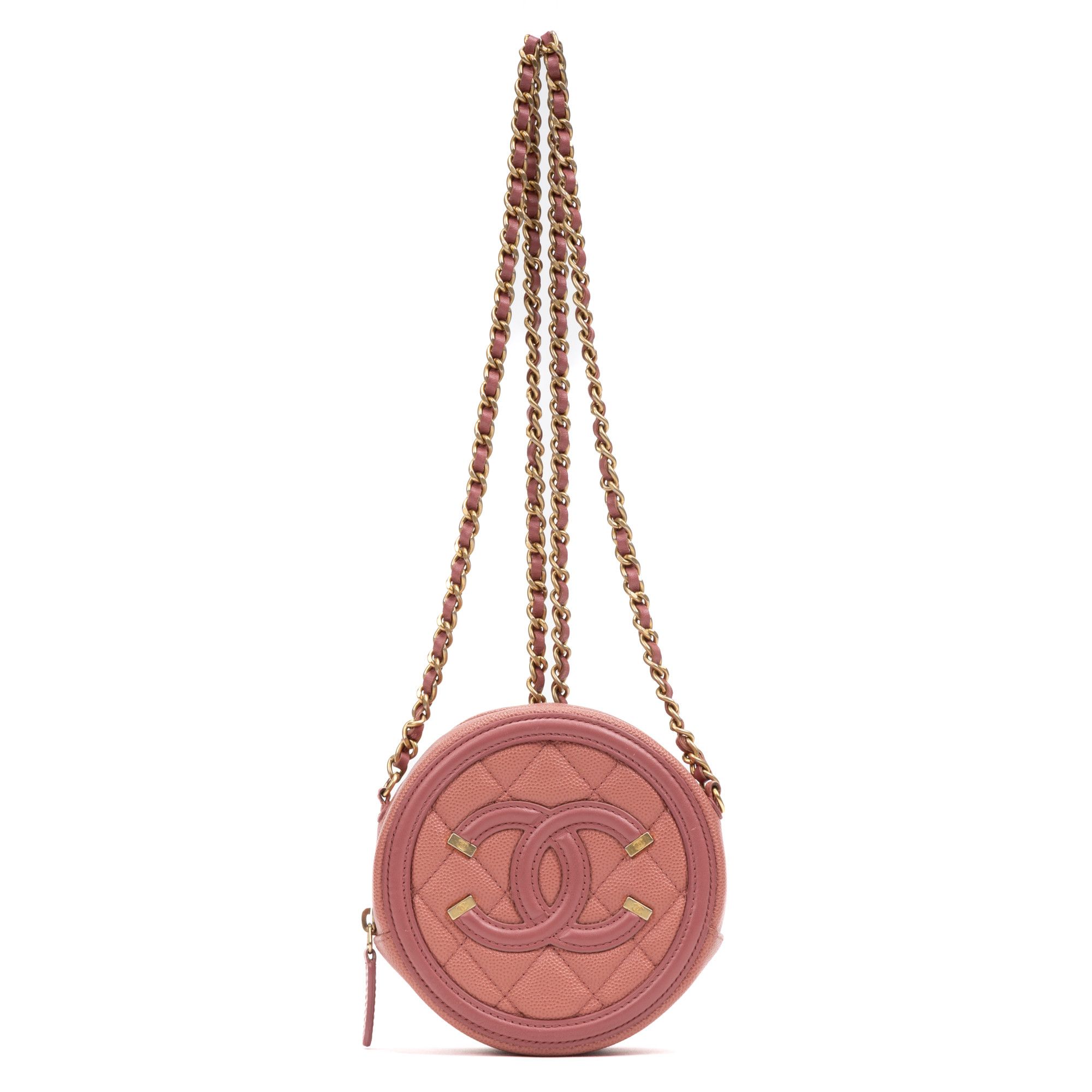 Chanel Filigree Round Chain Clutch Mini Size ONE SIZE - 1 Thumbnail