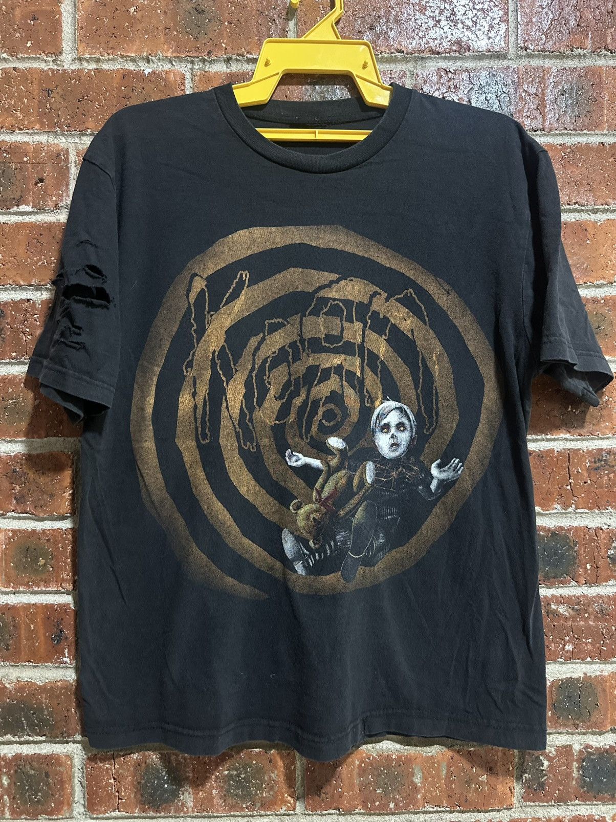Band Tees Vintage Korn Distressed Faded Tee Size US M / EU 48-50 / 2 - 1 Thumbnail