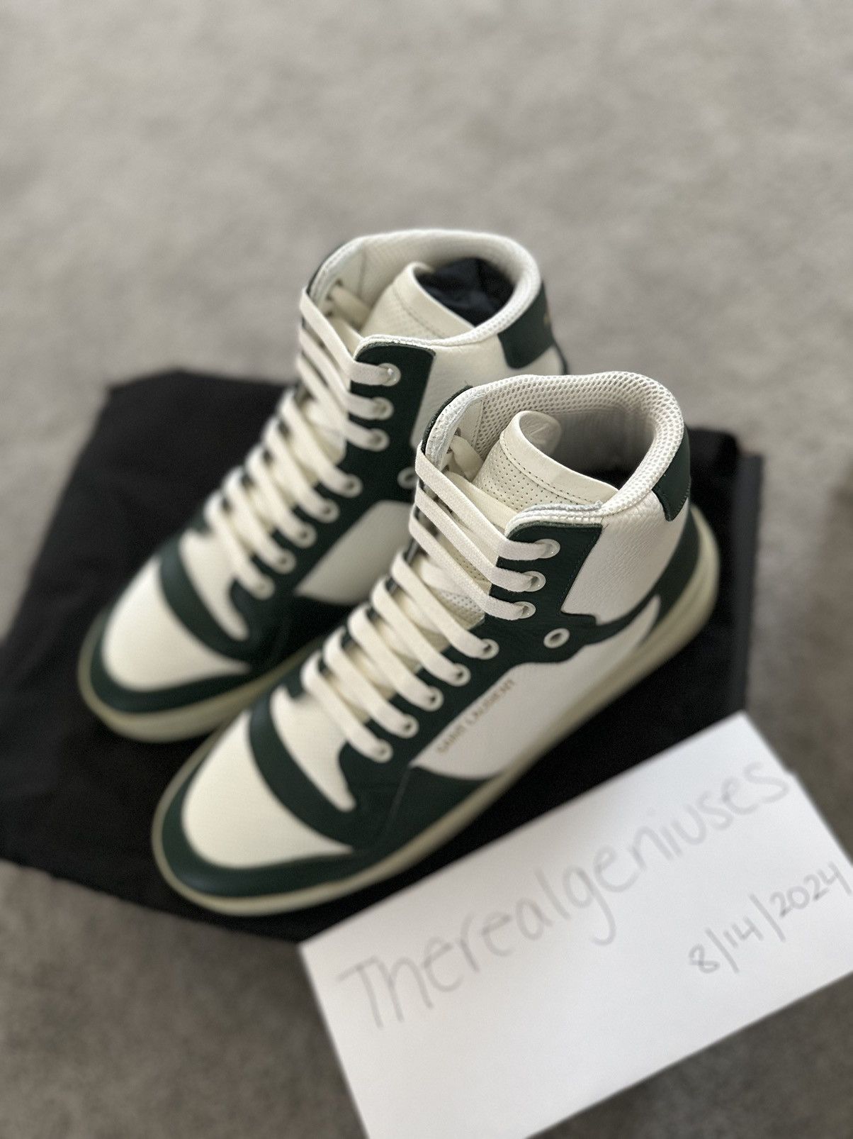 Saint Laurent Paris Saint Laurent SL24 High Top Sneakers Size US 8 / EU 41 - 6 Thumbnail