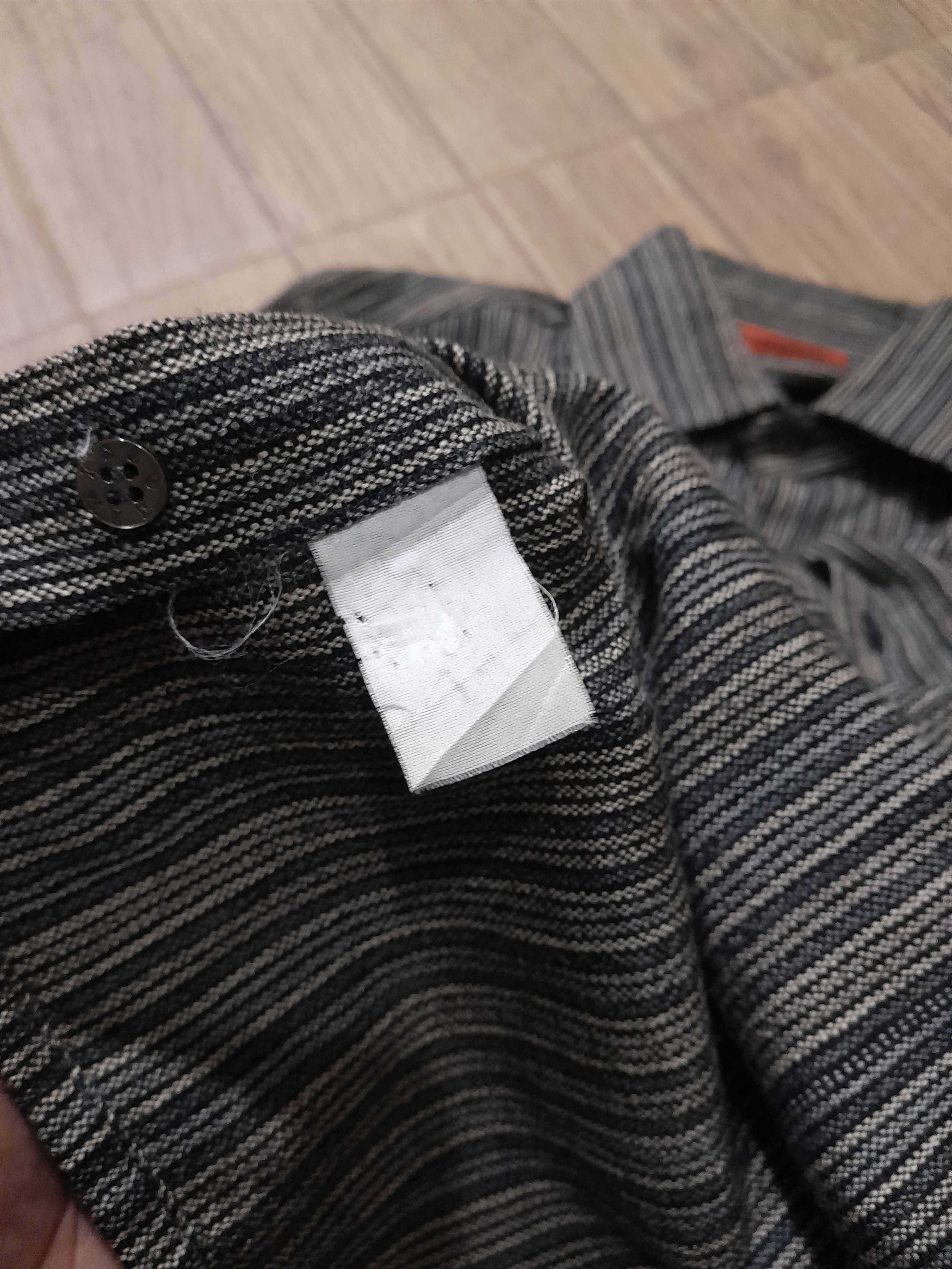 Missoni 90s Missoni Black Stripe Button Ups Shirt Size US L / EU 52-54 / 3 - 7 Thumbnail