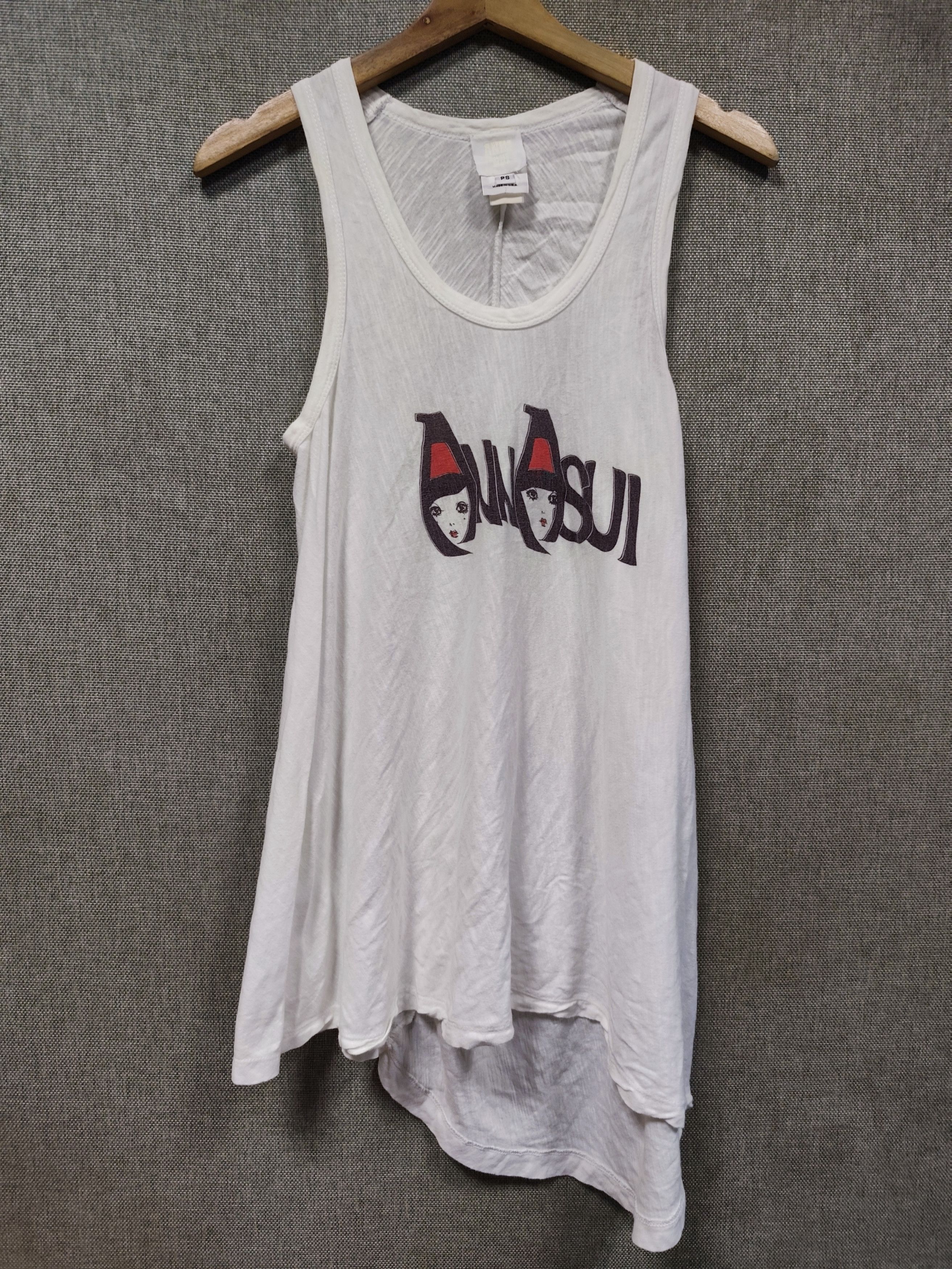 Anna Sui Vintage Anna Sui "Dolly Girl" Asymmetrical Tank Top Size XS / US 0-2 / IT 36-38 - 1 Thumbnail