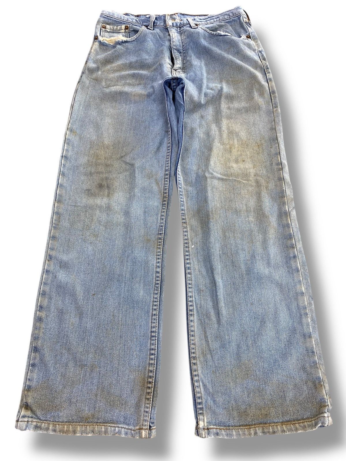 Levi's Levi’s-Faded Light Wash Style Straight Leg Jeans Size US 28 / EU 44 - 1 Thumbnail