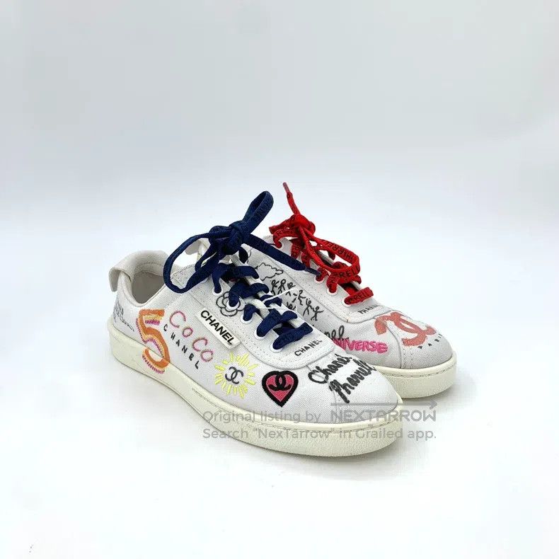 Chanel Chanel Nude pink round toe lacing bow casual flat shoes Size US 5.5 / IT 35.5 - 2 Thumbnail