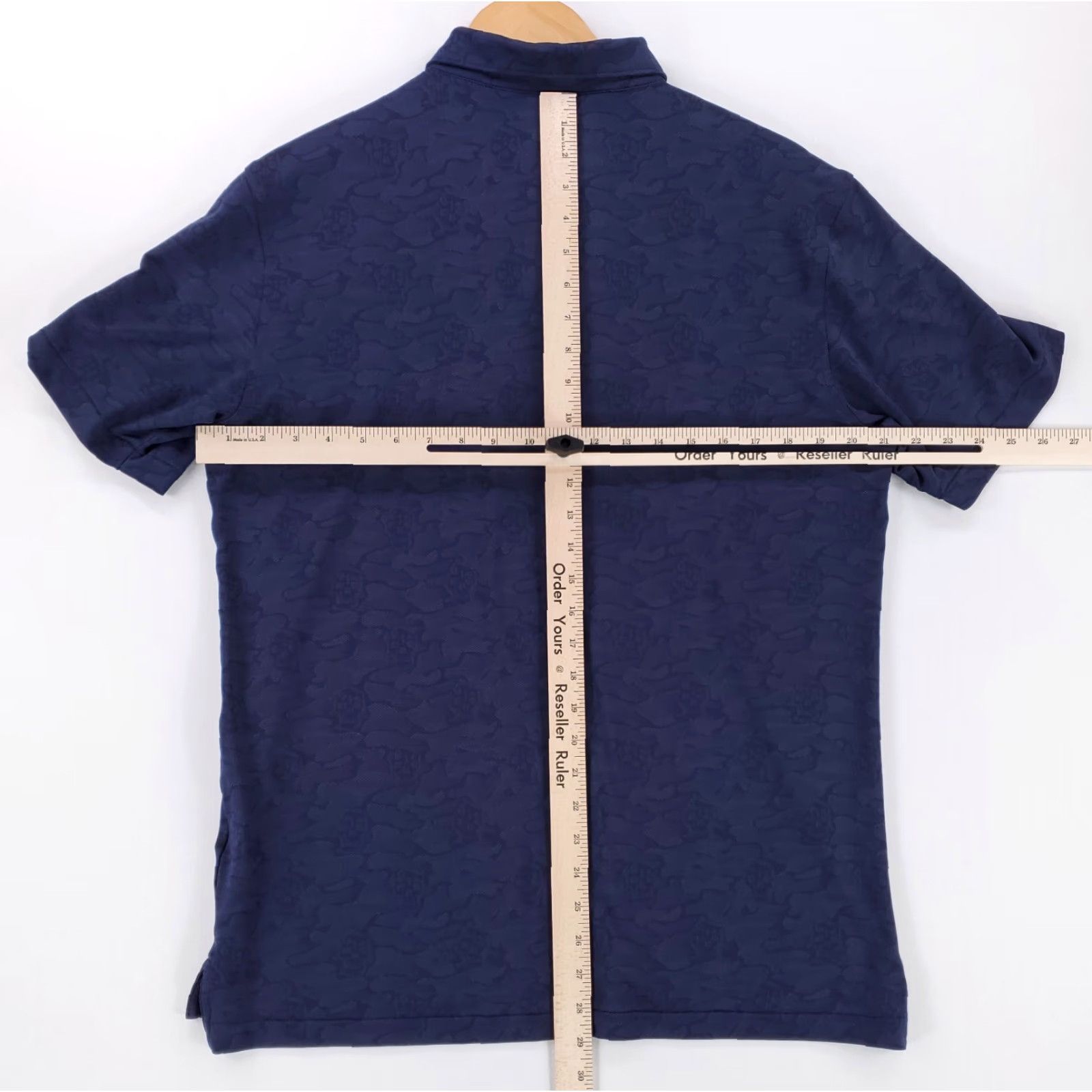 Peter Millar VINTAGE? No not vintage. Use core: Nike? It's Peter Millar. So: Peter Millar Skull Camo Polo Shirt Blue Short Sleeve Mens M Size US M / EU 48-50 / 2 - 5 Thumbnail