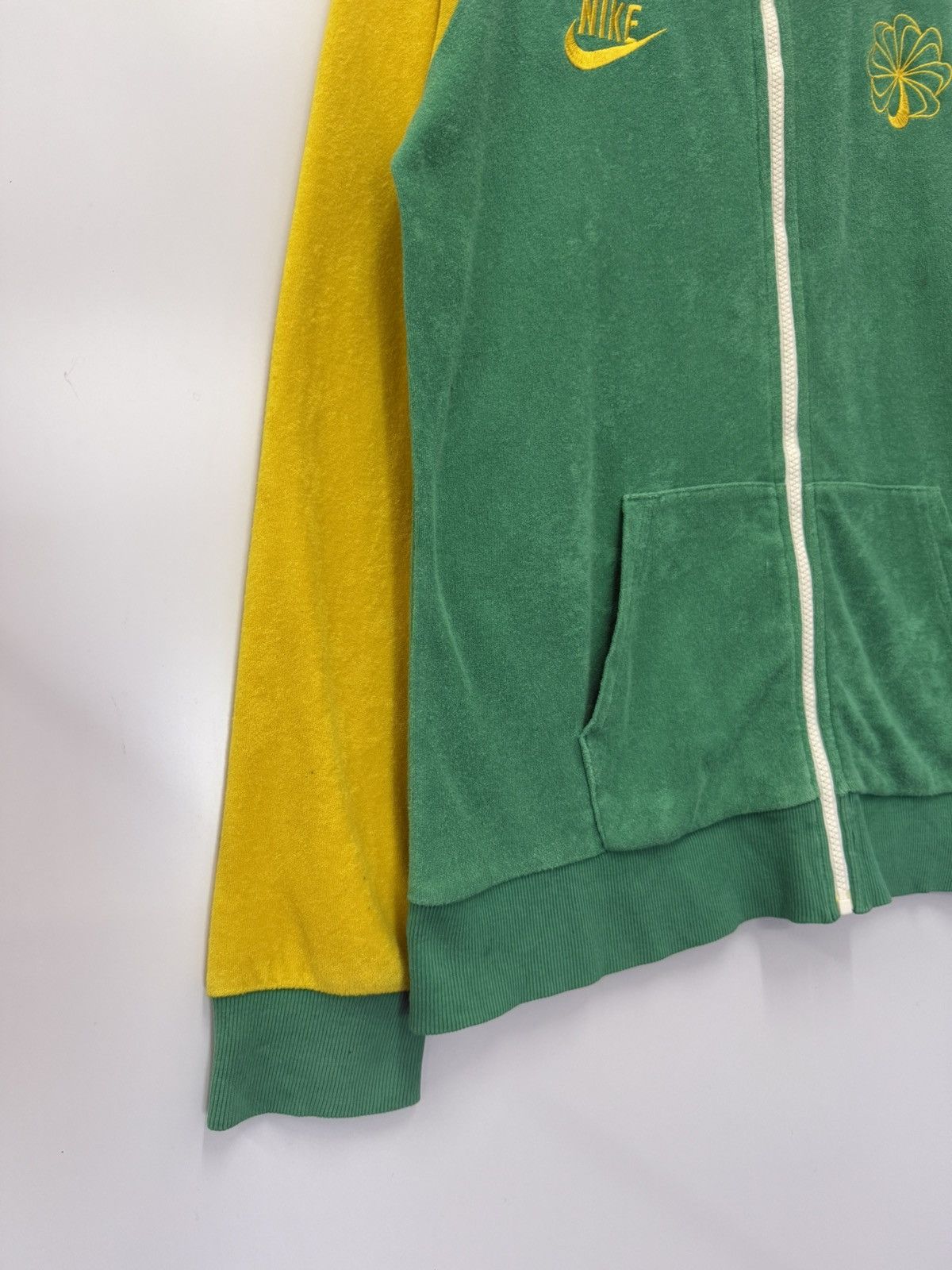 Nike 🔥 Vintage Y2K Nike Pinwheel Velour sweat hoodie zipper - XL Size US S / EU 44-46 / 1 - 3 Thumbnail