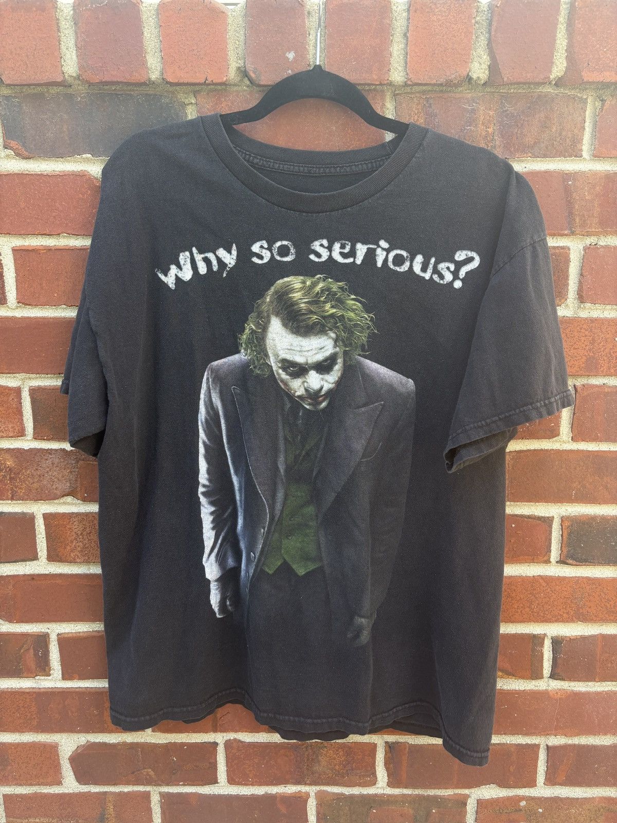 DC Comics × Vintage The Dark Night Joker Batman Tee Vintage Faded Black Size L Size US L / EU 52-54 / 3 - 1 Thumbnail