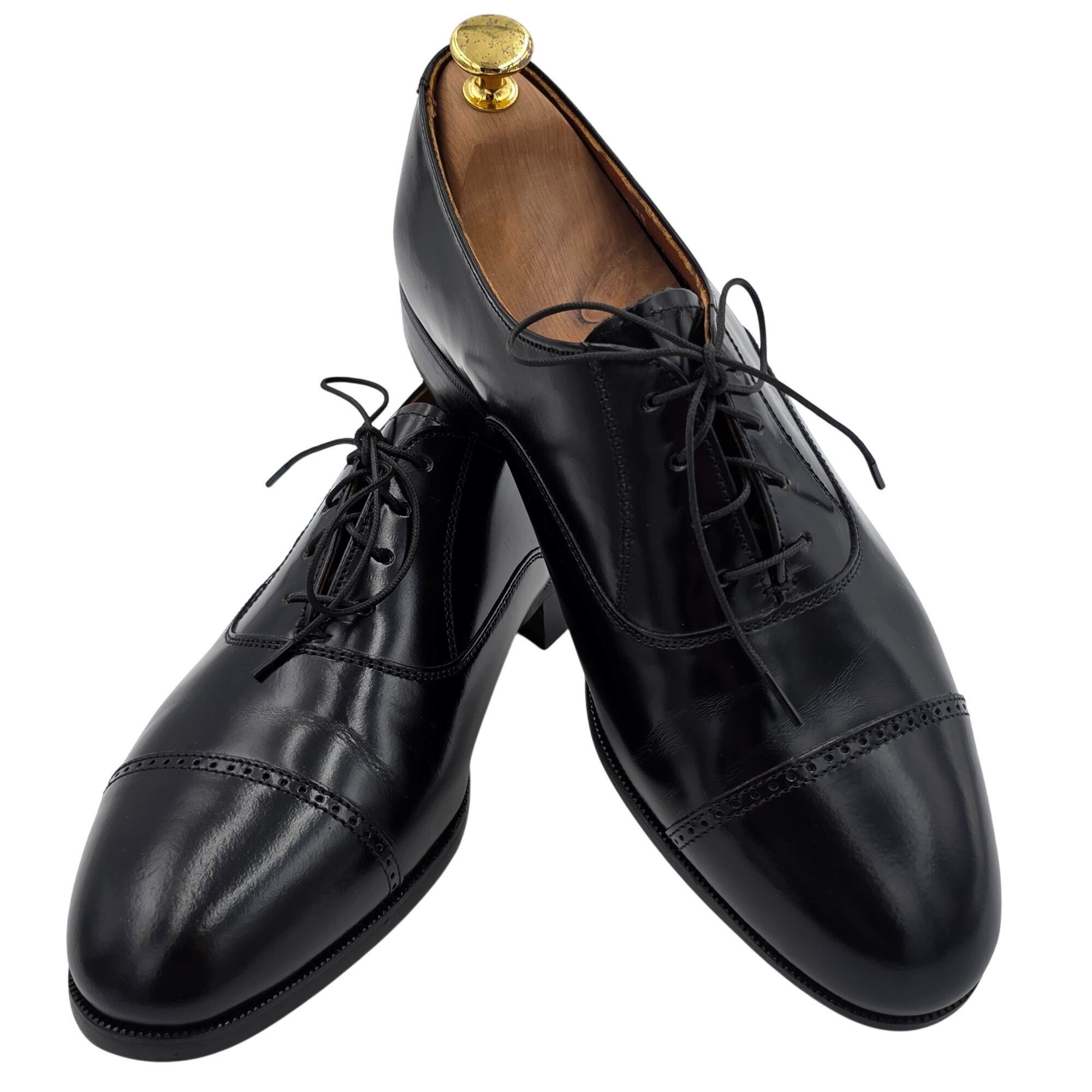 Bostonian NEW Old Stock Bostonian USA Classic Black Leather Dress Shoe Size US 9 / EU 42 - 10 Thumbnail