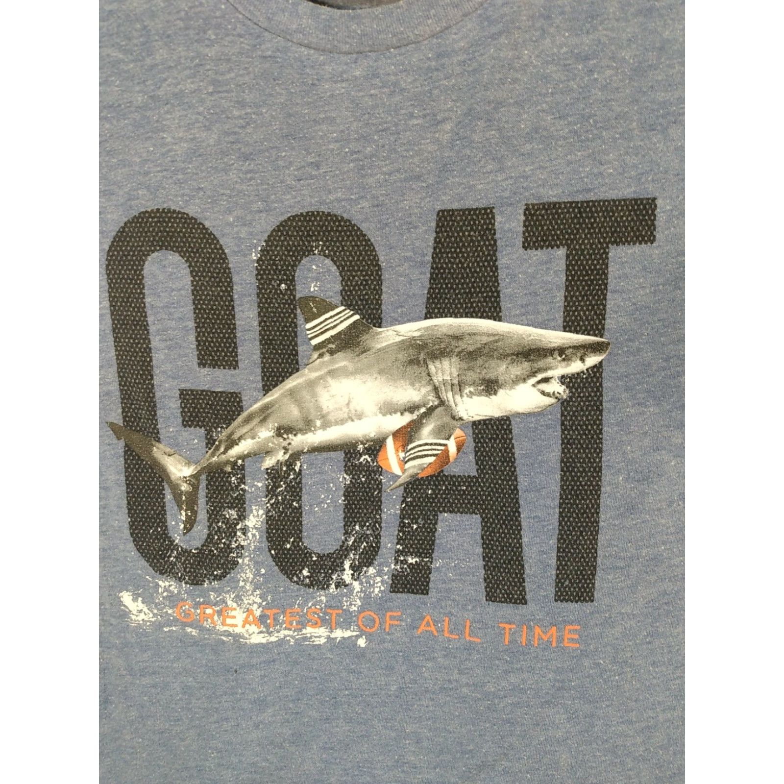 Old Navy GOAT Shark TSHIRT OLD NAVY 16-18 SS Crew Neck 100% Cotton Women Shirt Gray Short Sleeve Logo Animal Print NWOT 18" x 22" Size XXL / US 16-18 / IT 52-54 - 2 Thumbnail
