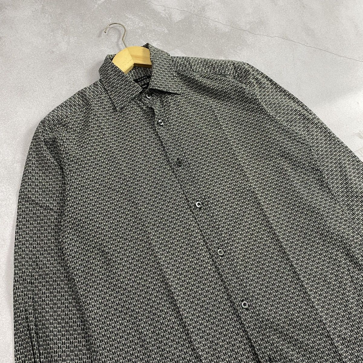 Gucci Vintage Gucci Monogram Fitted Shirt Size US L / EU 52-54 / 3 - 3 Thumbnail