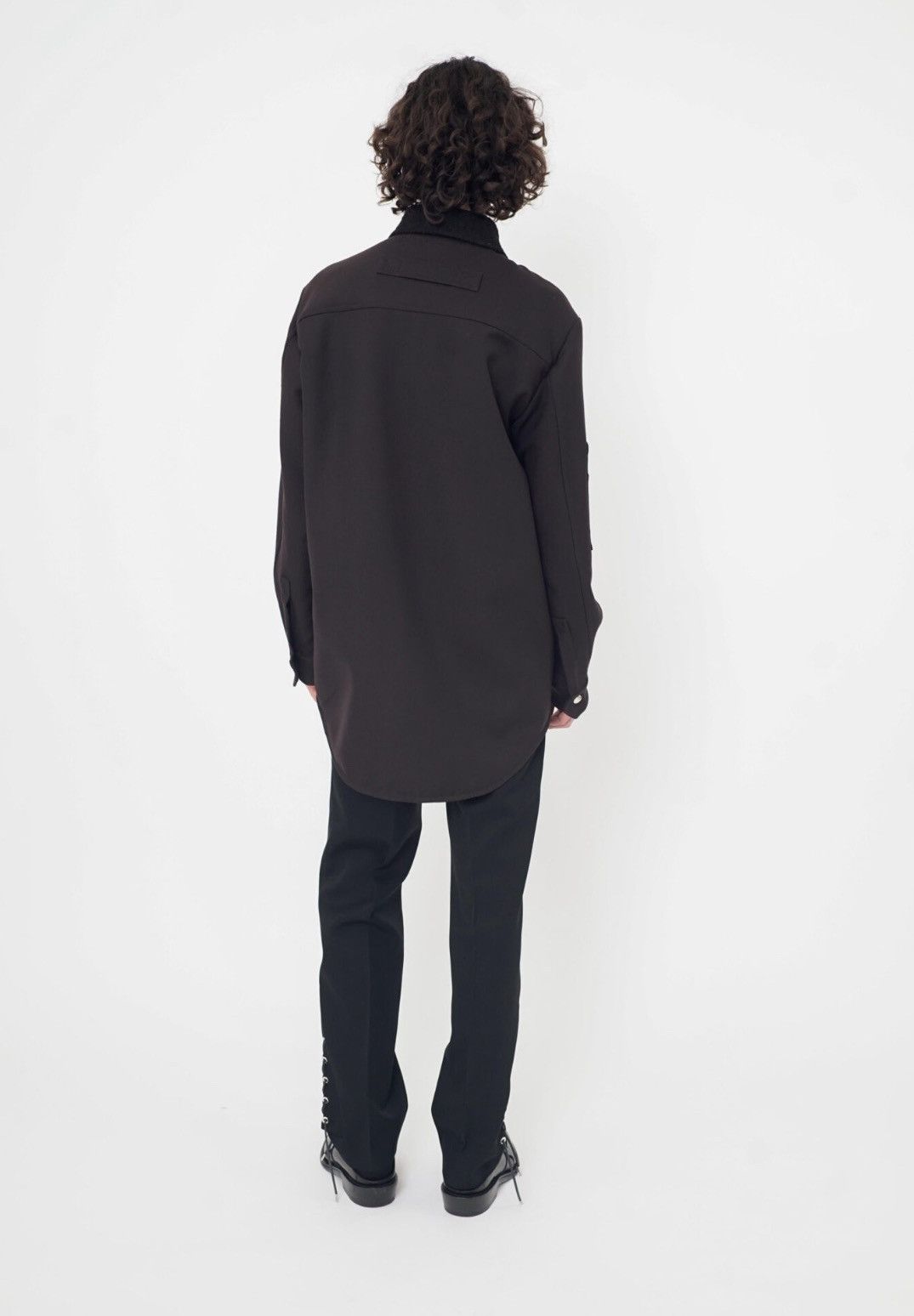 Namacheko New With Tags FW24-25 MA-1 Shirt in in Black Size US L / EU 52-54 / 3 - 3 Thumbnail