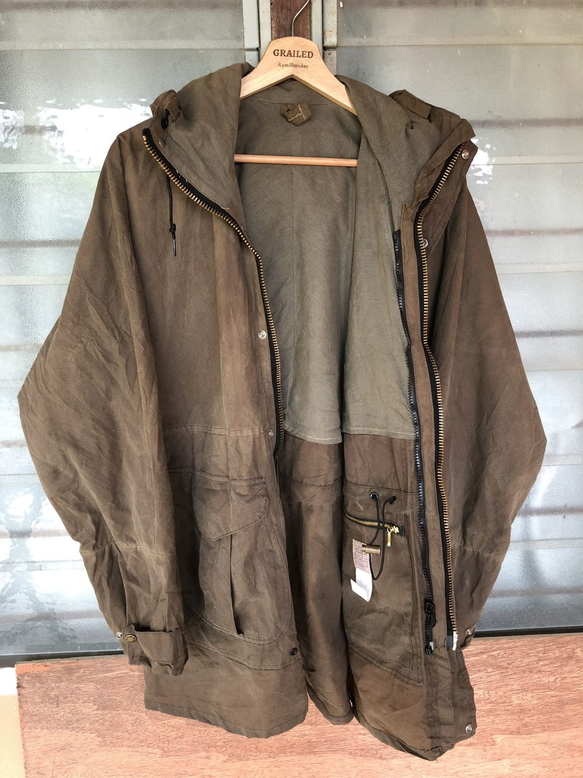 Filson Vintage CC Filson Waxed Jacket Parka Size US M / EU 48-50 / 2 - 10 Thumbnail