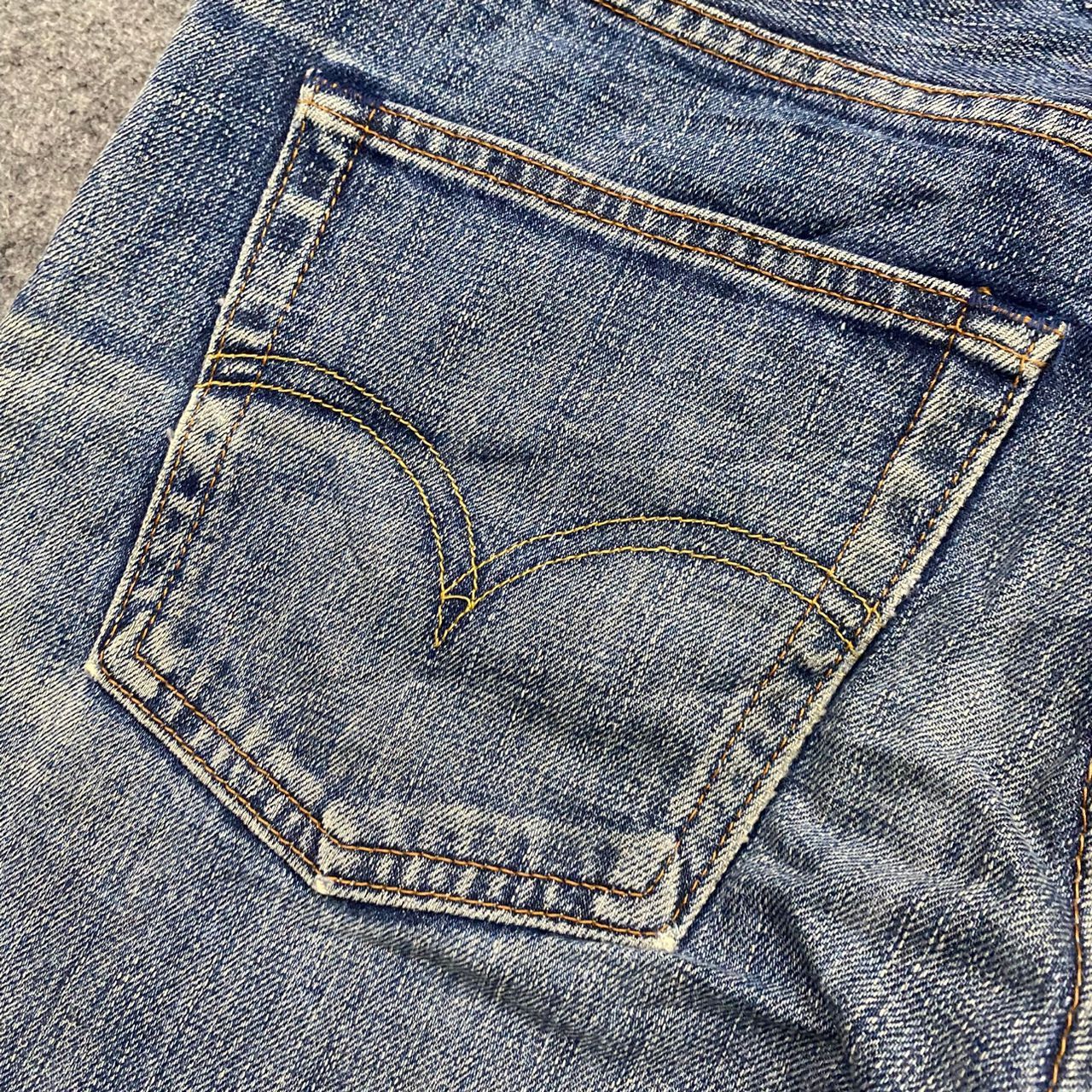Levi's Vintage 90s Levis 502 Distressed denim Kurt Cobain Style Size US 32 / EU 48 - 12 Thumbnail