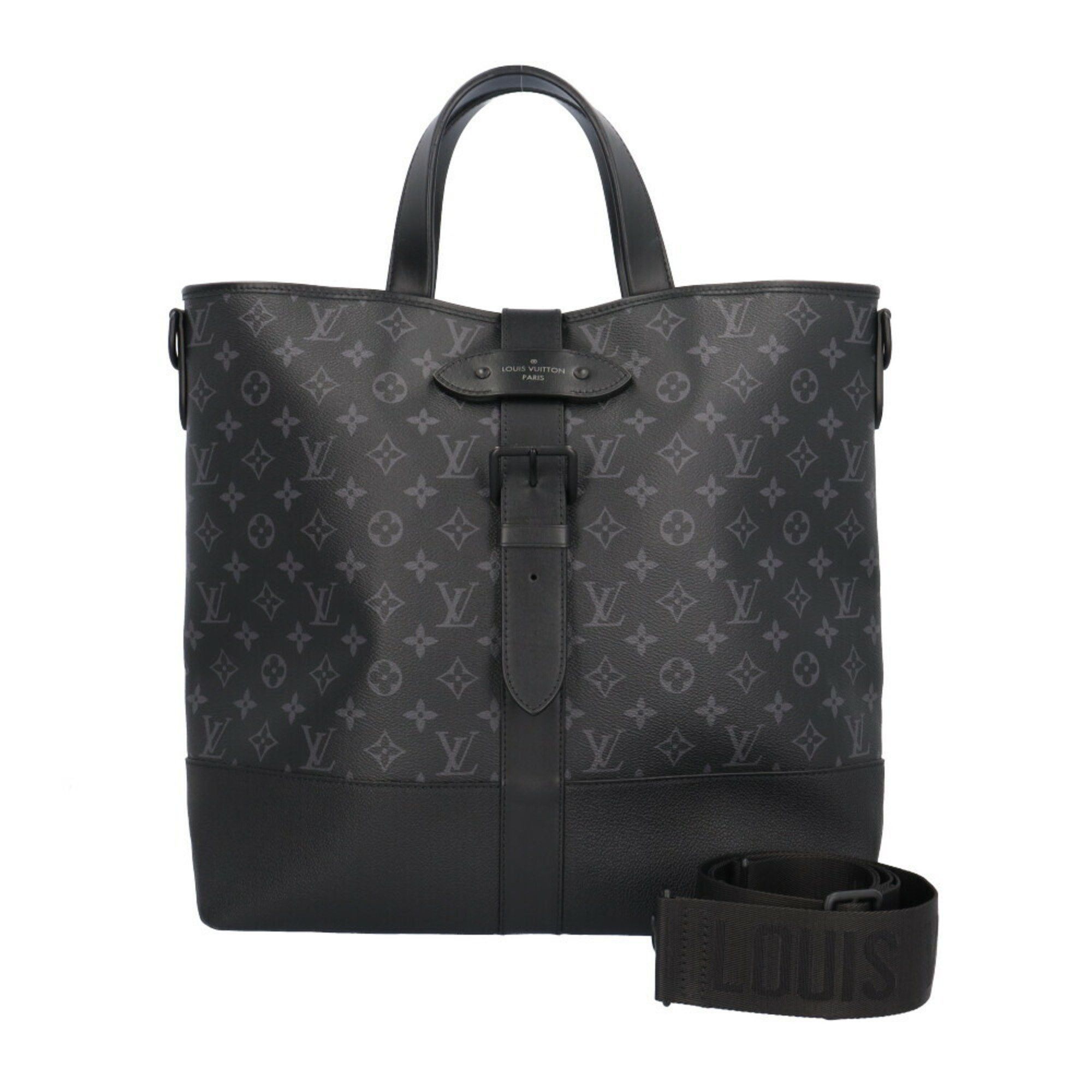 Louis Vuitton Louis Vuitton Monogram Eclipse Shoulder Bag M45914 Black Men's LOUIS VUITTON 2way Size ONE SIZE - 1 Thumbnail