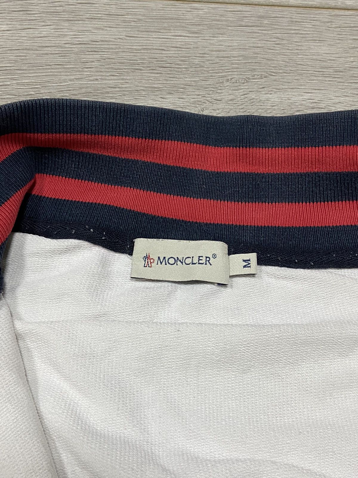 Moncler Moncler big logo stripes embroidered bomber Size US M / EU 48-50 / 2 - 6 Thumbnail