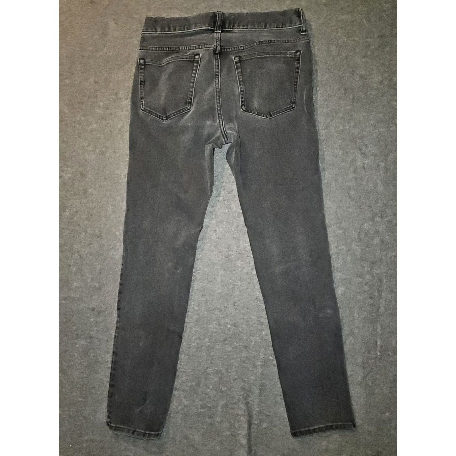 Everlane VINTAGE Everlane Uniform Skinny Jeans Men's 29x30 Black Low Rise Stretch Casual Preppy Size US 29 - 6 Thumbnail