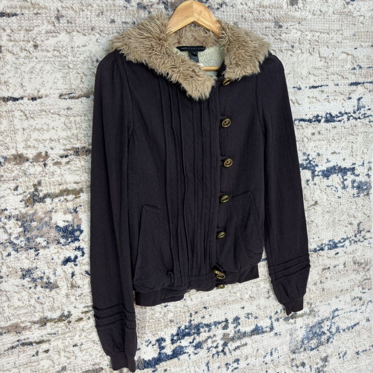 Marc by Marc Jacobs MARC by MARC JACOB x BARNEY NEW YORK FAUX FUR JACKET Size XS / US 0-2 / IT 36-38 - 7 Thumbnail